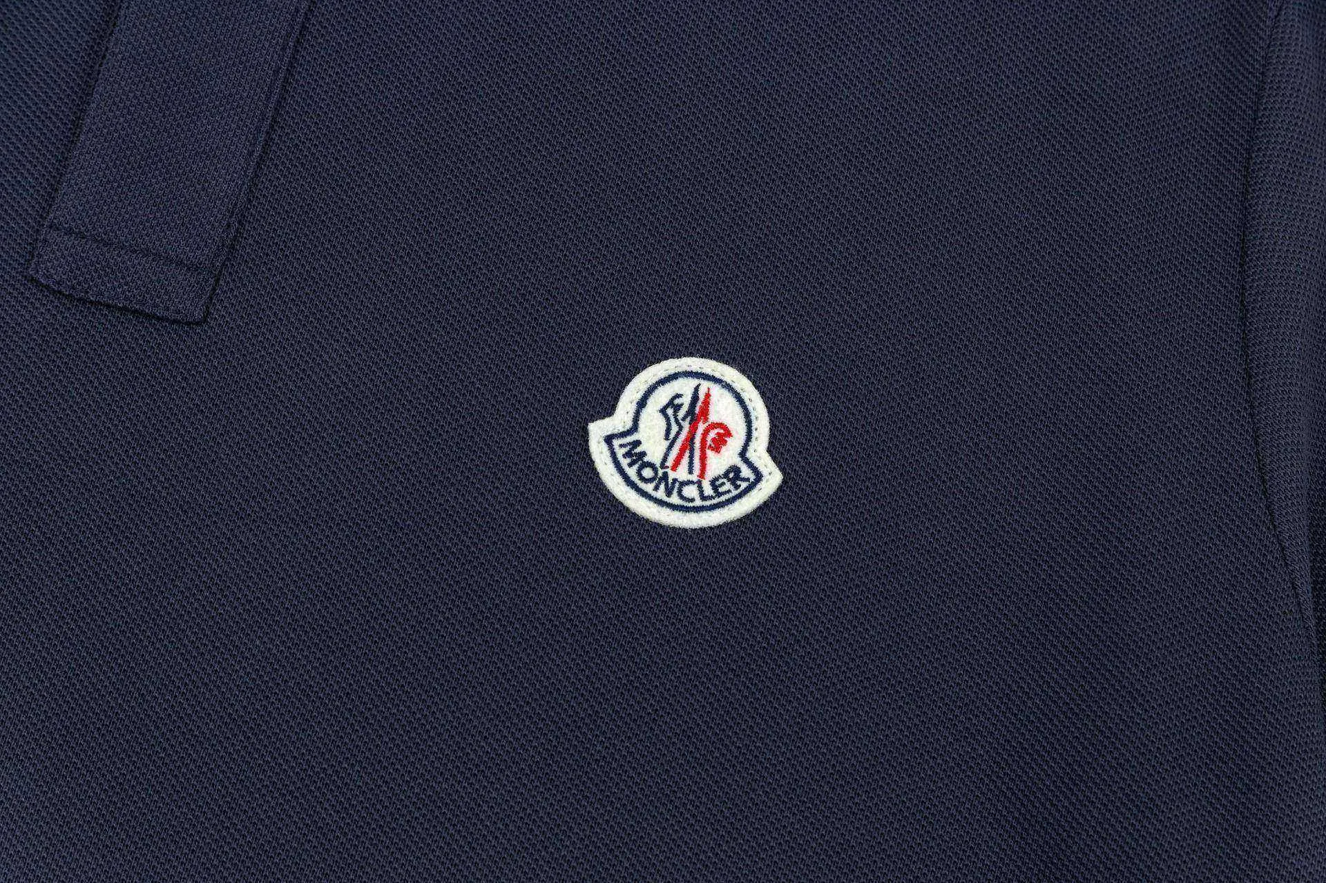 Moncler Embroidery Cotton Short Sleeve T-Shirt Daily Versatile Image 7 Moncler Embroidery Cotton Short Sleeve T-Shirt Daily Versatile Image 7