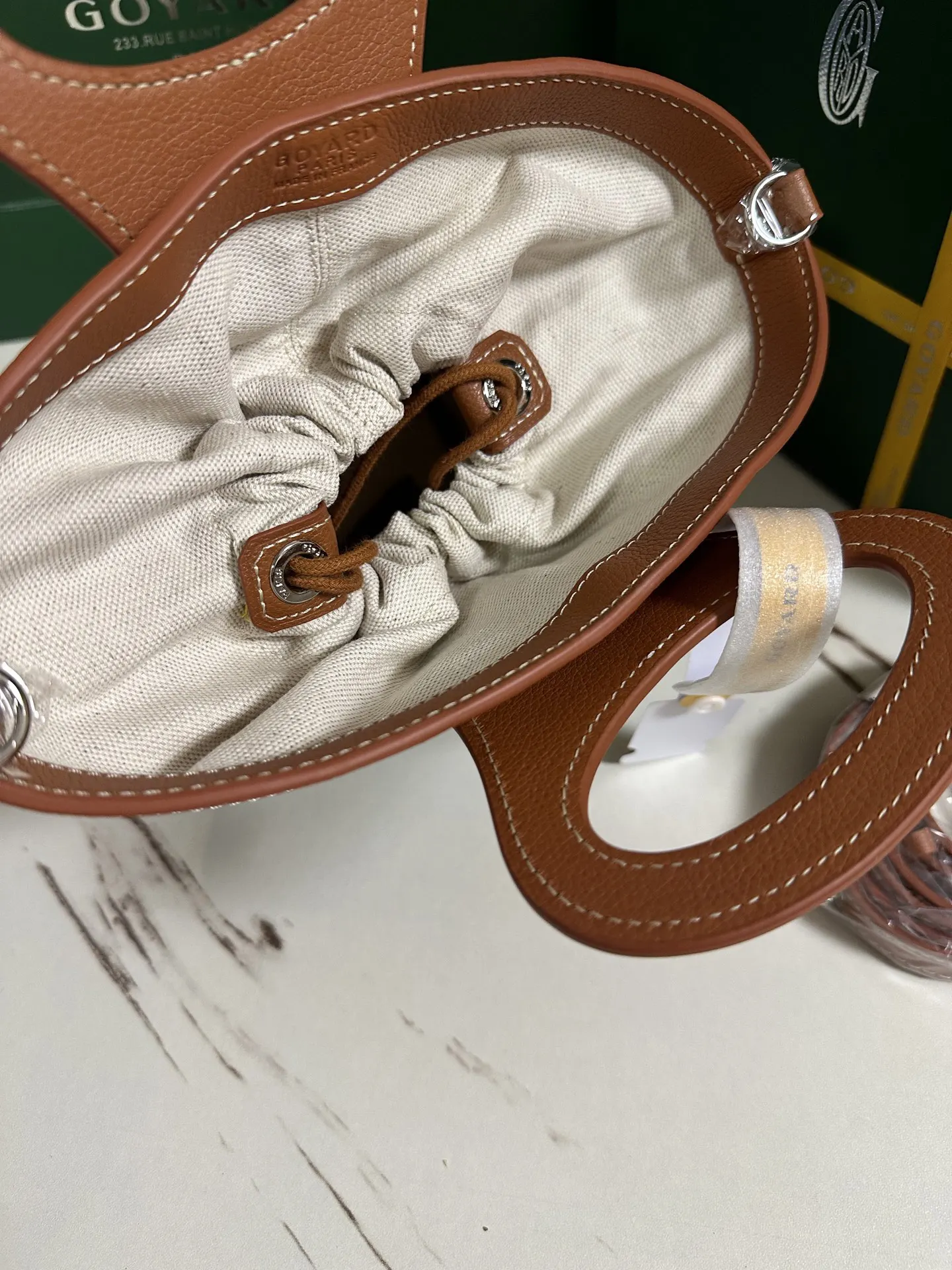 Goyard 棕色 小牛皮 單肩包 日常單肩背款