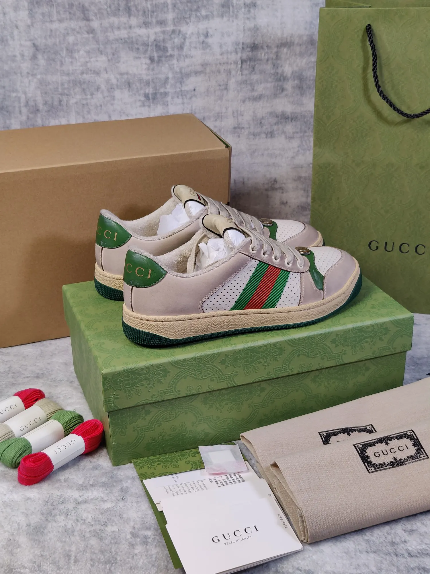 Gucci Logo休闲运动鞋
