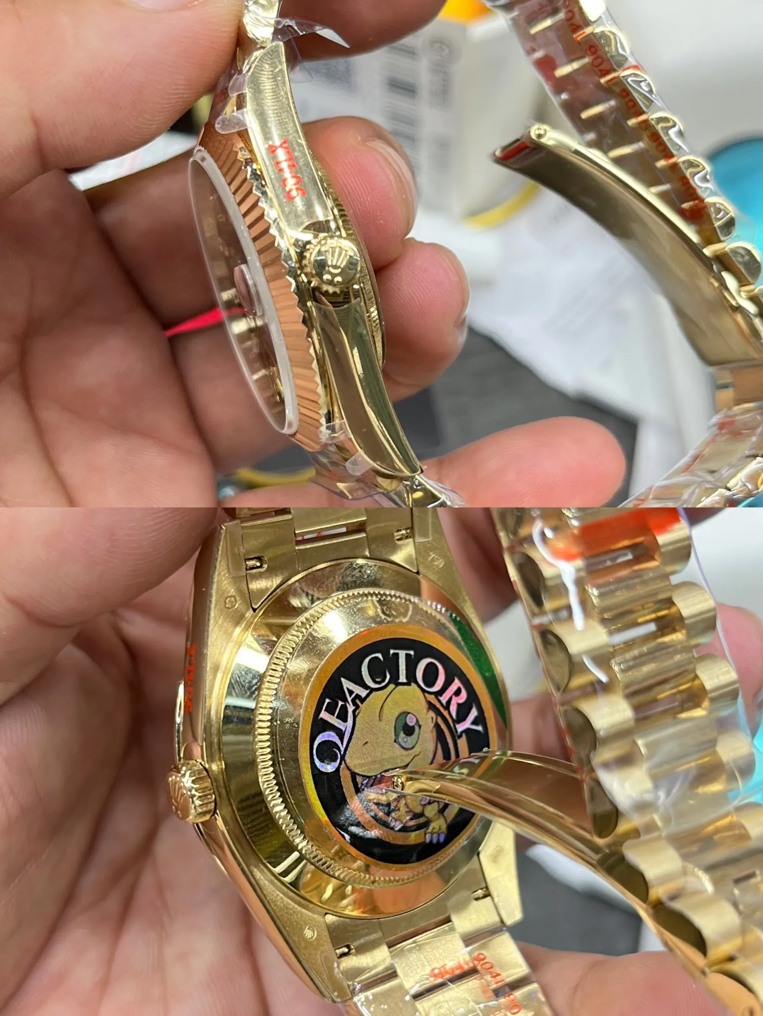 Rolex QF劳力士黑冰糖 重 4克 手錶 經典腕表款