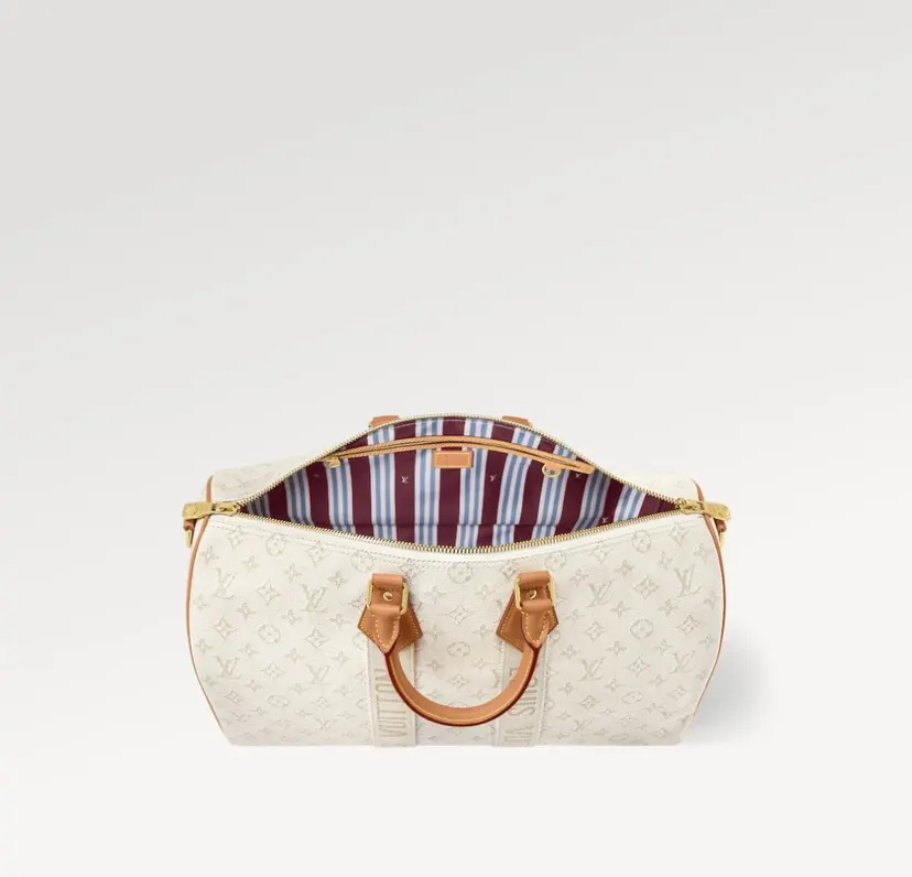 Keepall 牛皮 旅行袋 大容量旅行款