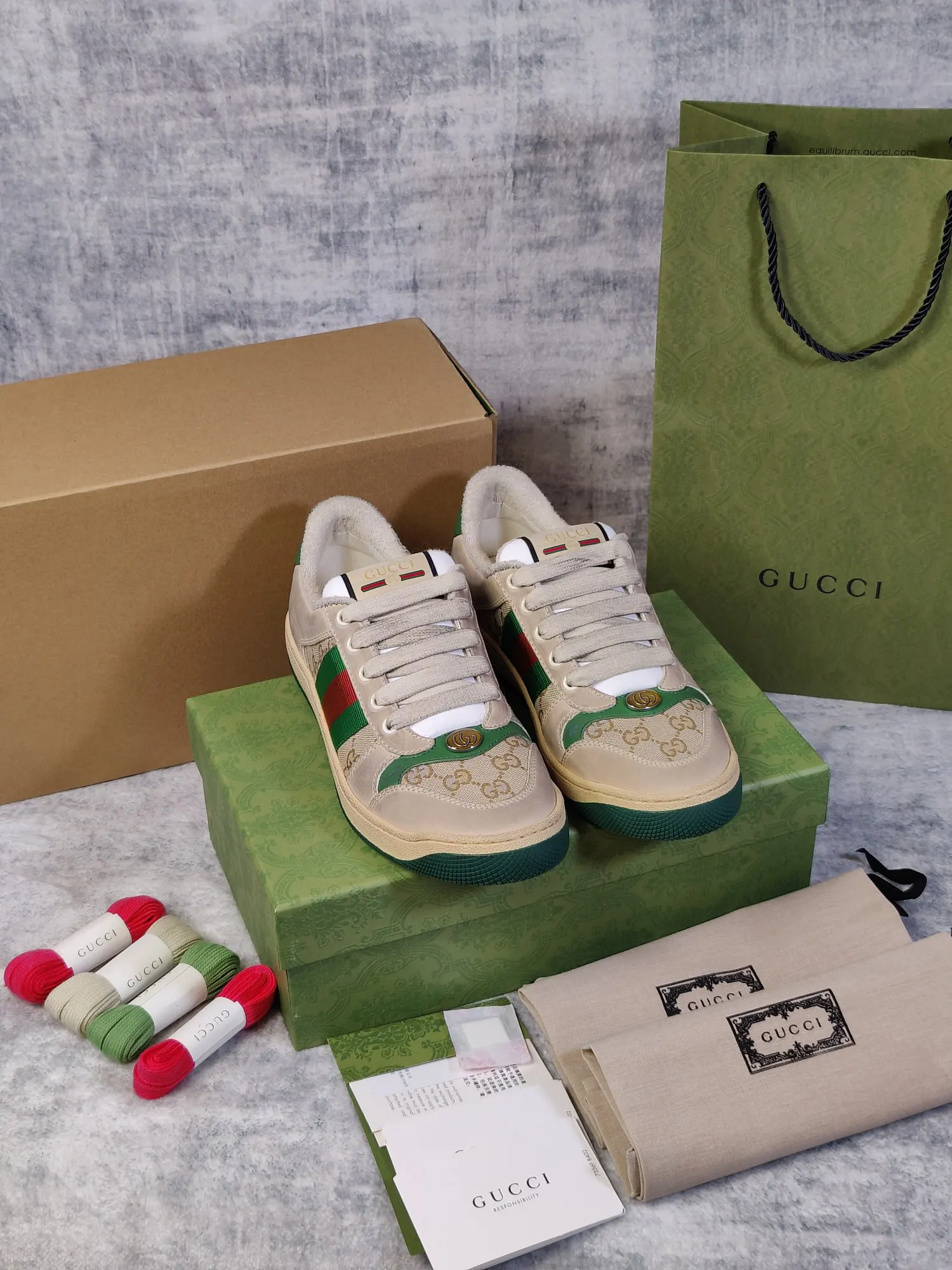 Gucci Logo休闲运动鞋 百搭款