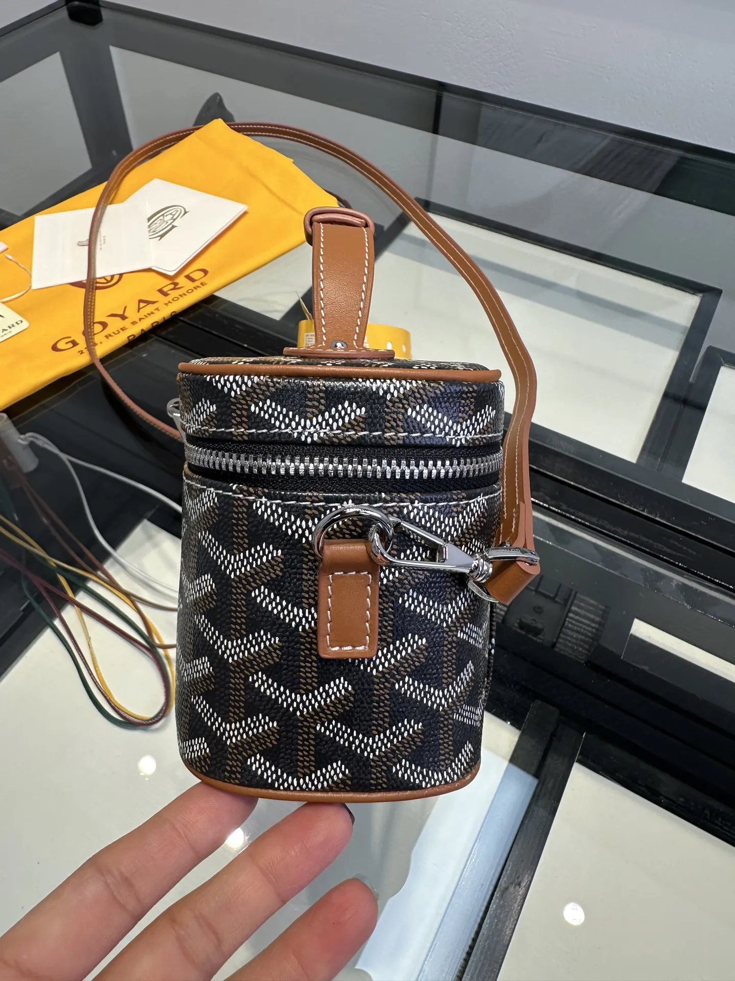 Goyard 棕色 小牛皮 收納包 旅行收納款