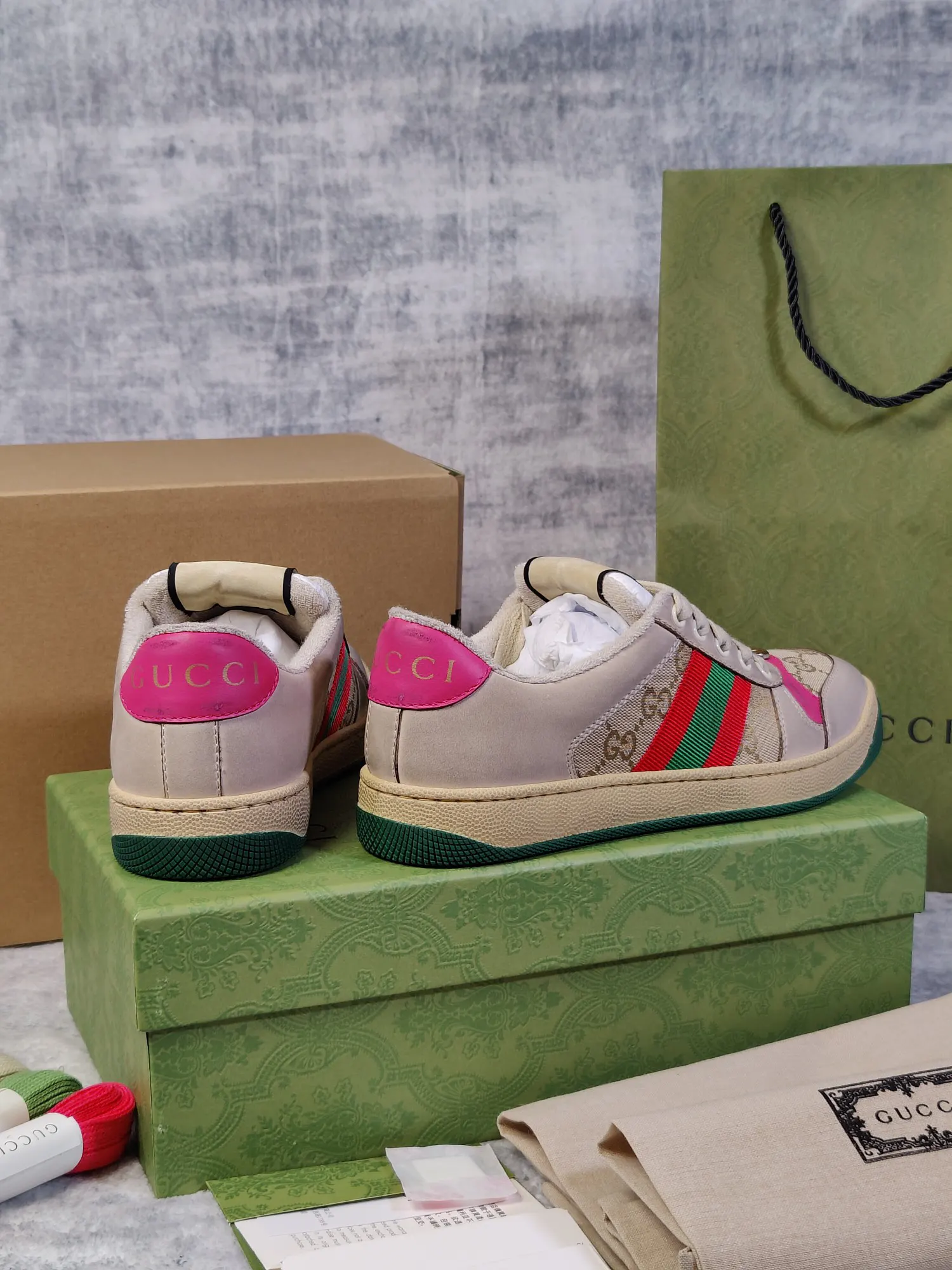 Gucci Logo休闲运动鞋 百搭款