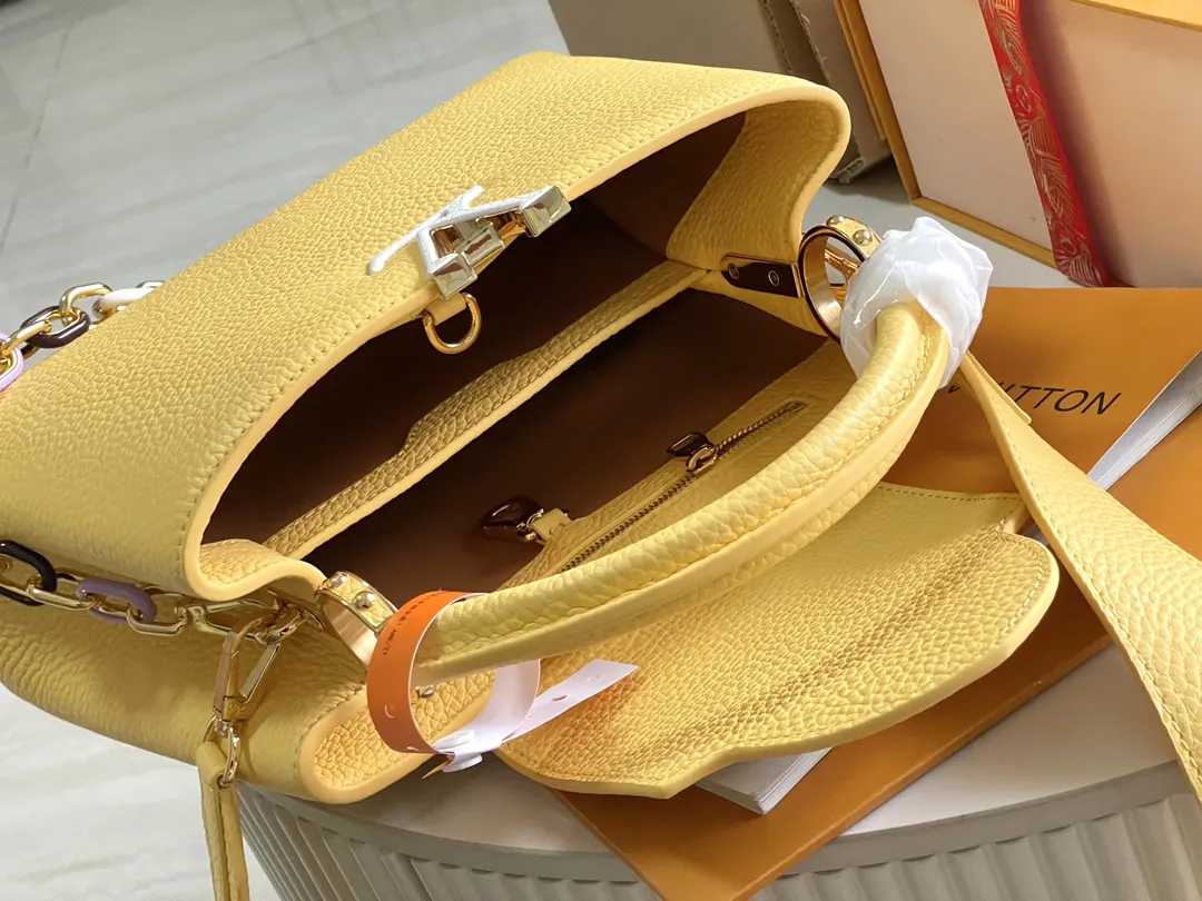 Yellow Chain Bag