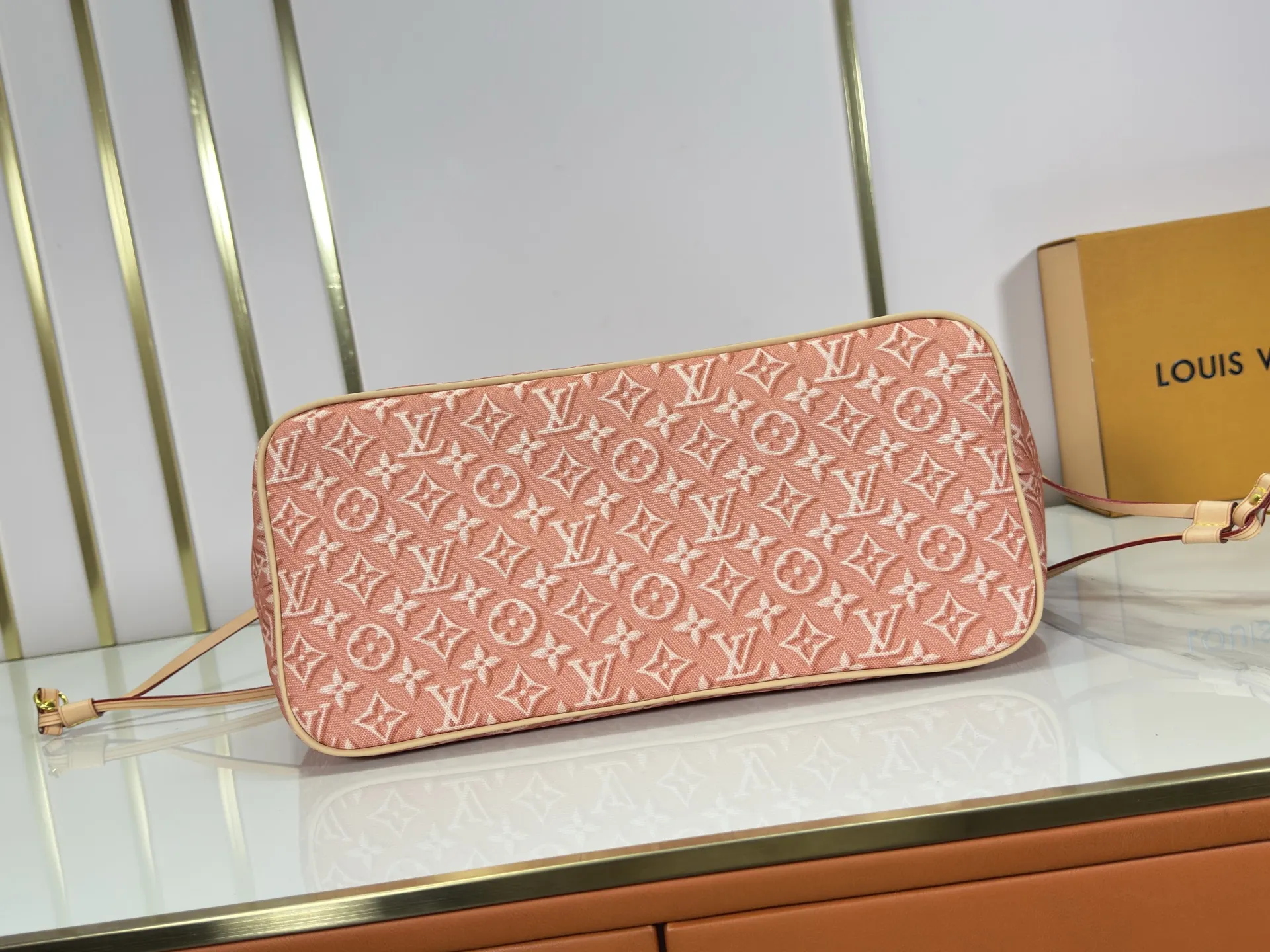 Neverfull 老花 牛仔 牛皮 收纳包 旅行收纳款