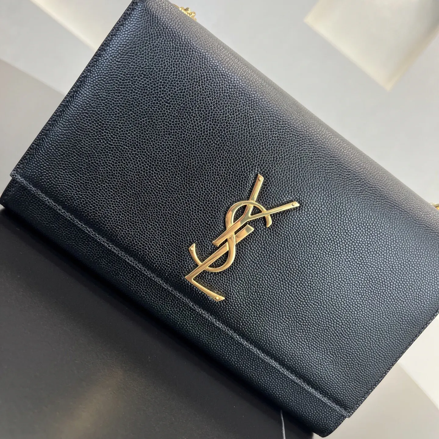 YSL 銀色 金色 小牛皮 鏈條包 精致鏈條款