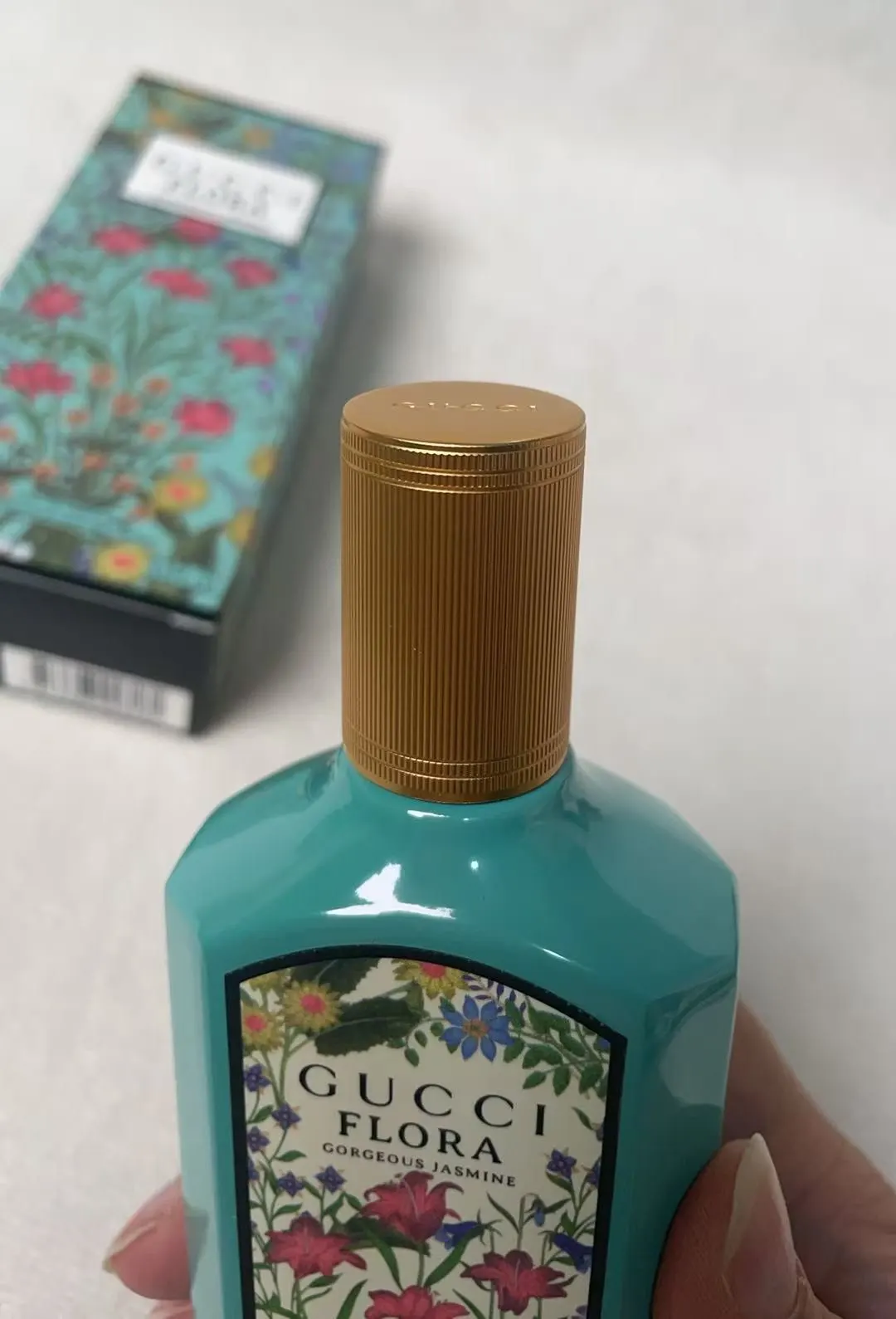 Gucci Flora 花悦系列绿色花卉女士香水礼盒