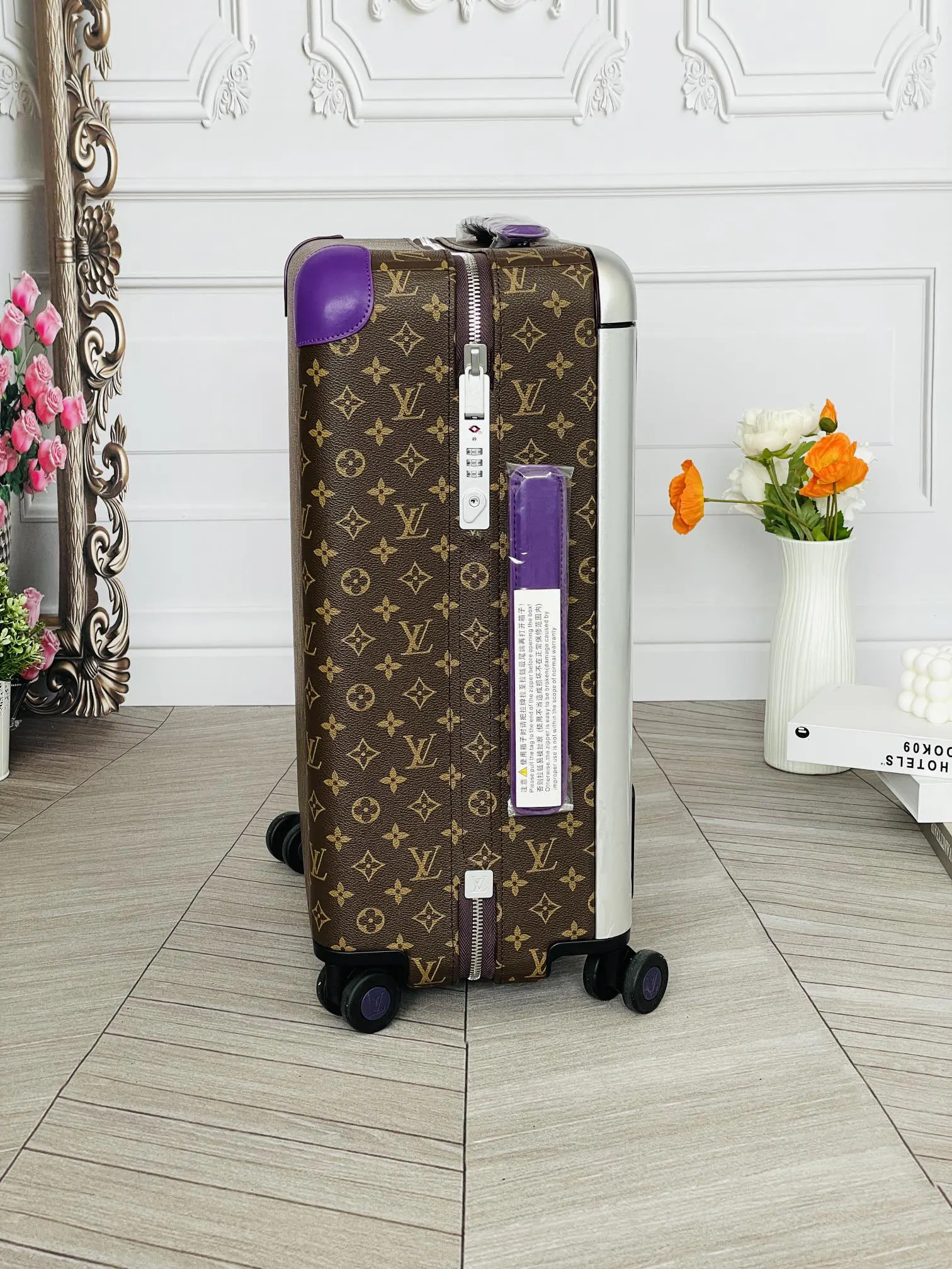 LV 老花 帆布 行李箱 旅行拉杆款 輕便出行款