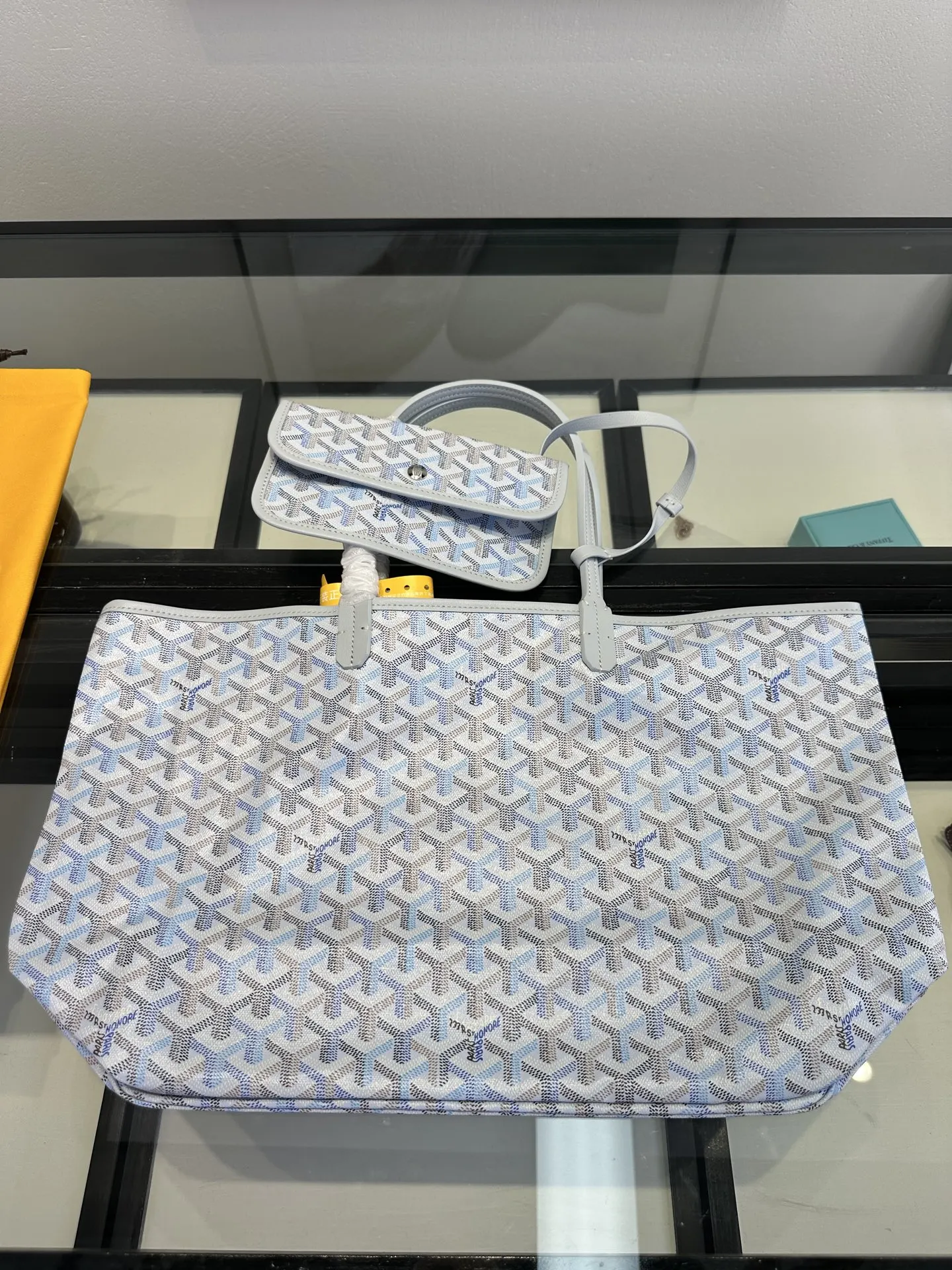 Goyard 戈雅 托特包购物袋 四季炫彩限定色 极地藍 大容量托特款