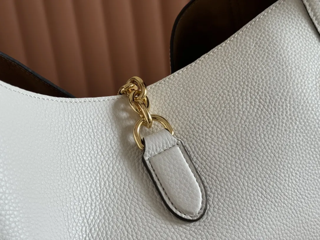 Gucci 白色 棕色 牛皮 手拿包 精致手拿款