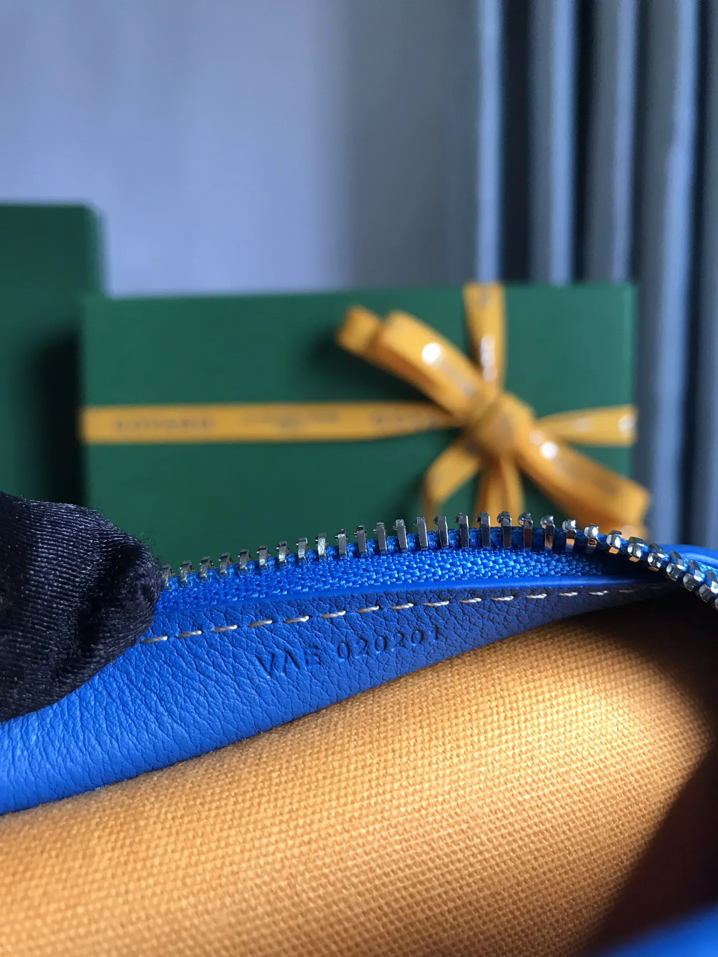 Goyard Yellow Clutch Bag Leather