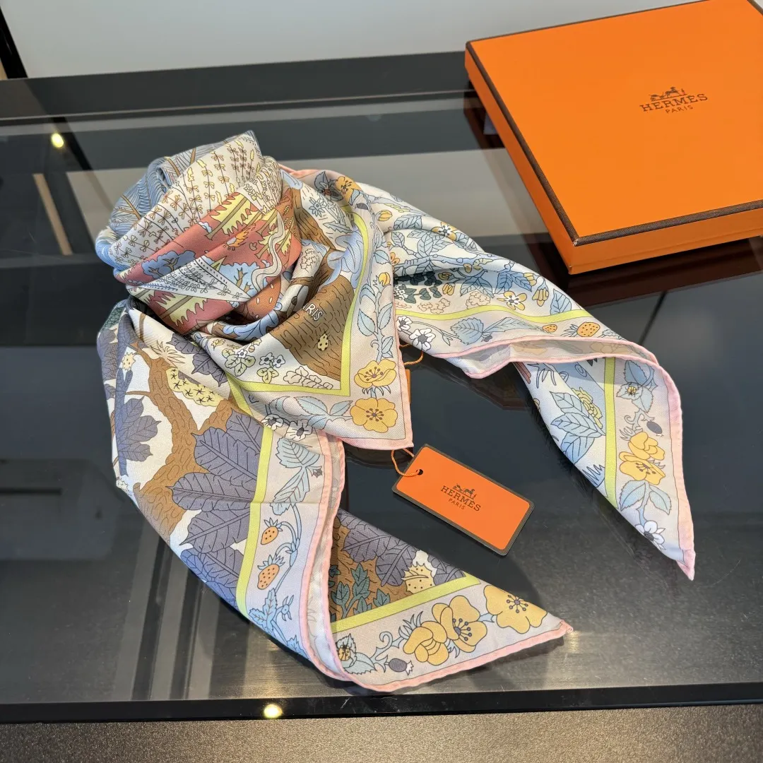 Hermès 丝巾 精致配饰