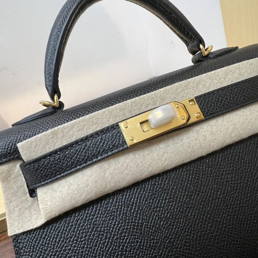 Hermès Kelly 羊皮手提包 实拍款01