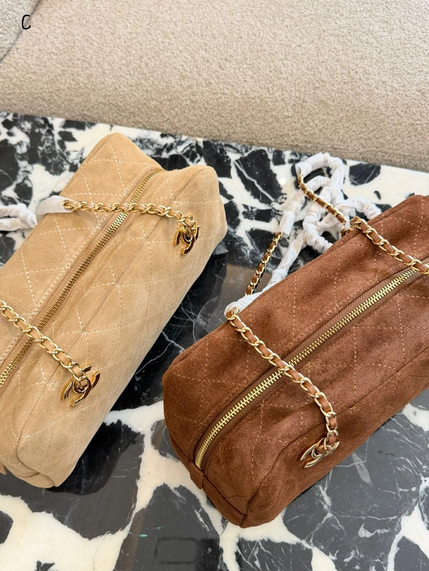 Chanel Brown Chain Bag