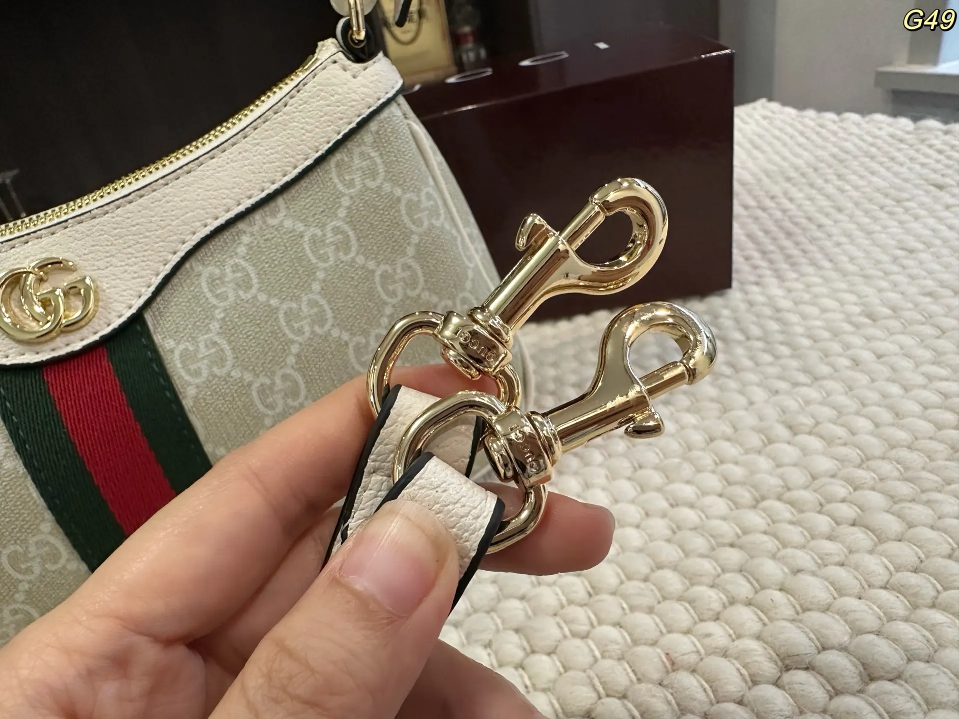 Gucci Monogram Hobo Shoulder Bag Vintage Image 9 Gucci Monogram Hobo Shoulder Bag Vintage Image 9