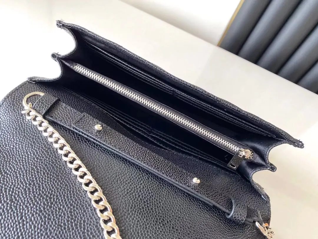 Black Chain Bag Leather