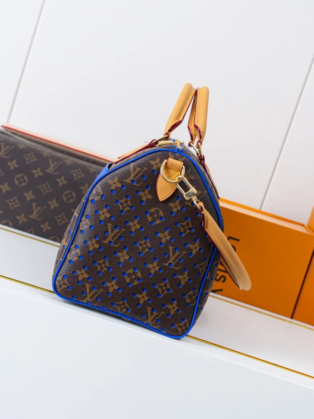 LV Speedy 牛皮 收納包 旅行收納款