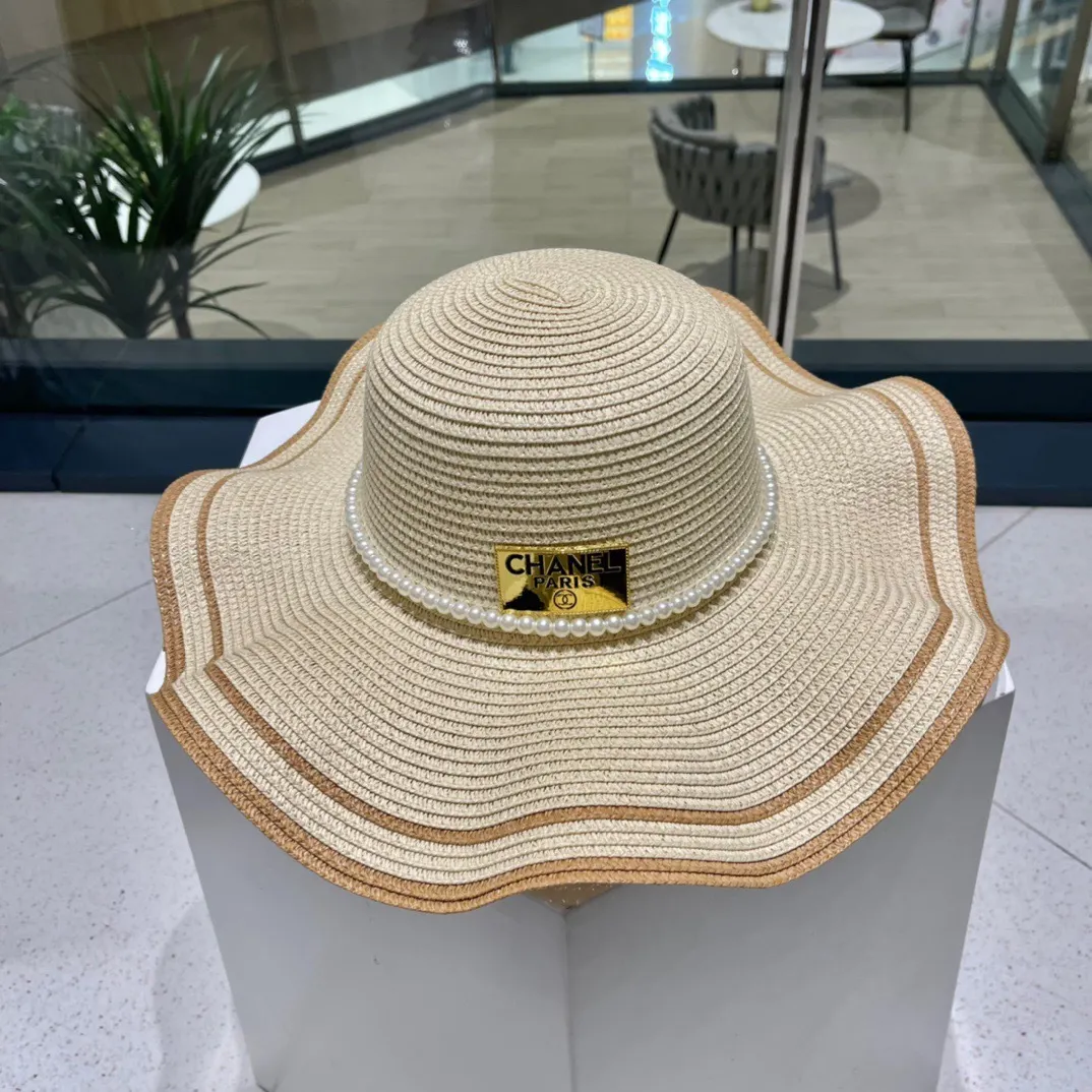 Chanel 遮阳 草帽 度假遮阳 帽子