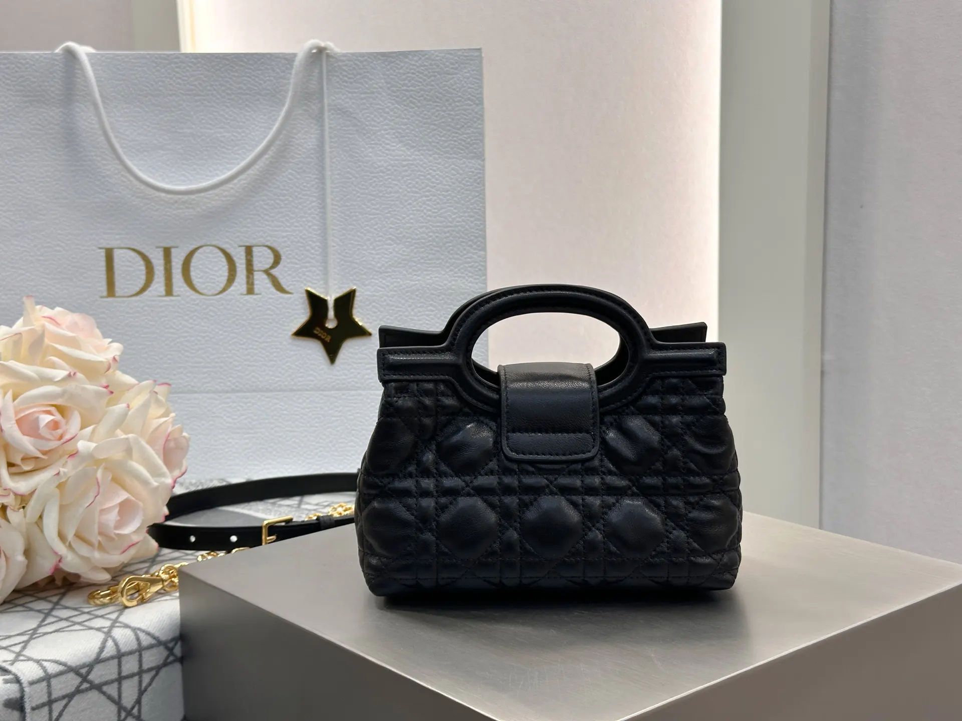 Black White Chain Bag