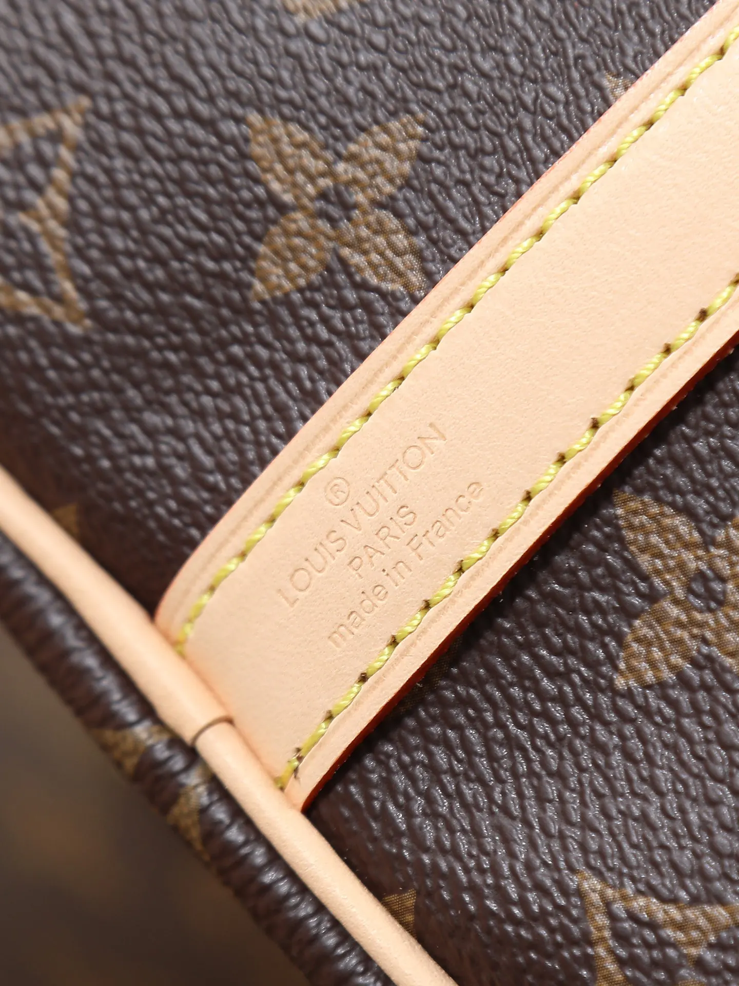 Monogram Organizer Pouch Travel Leather