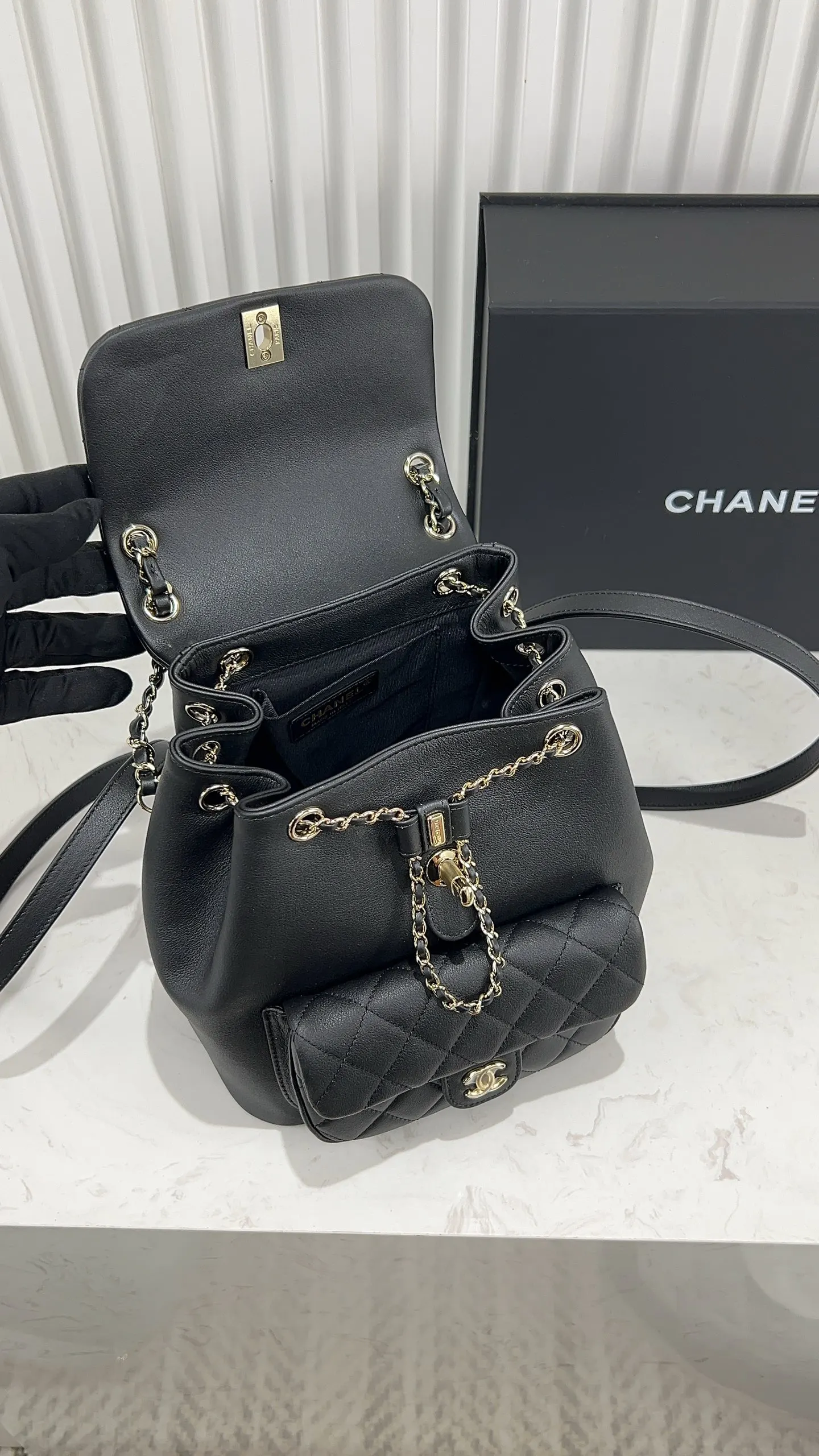 Chanel Black Backpack Leather Image 9 Chanel Black Backpack Leather Image 9