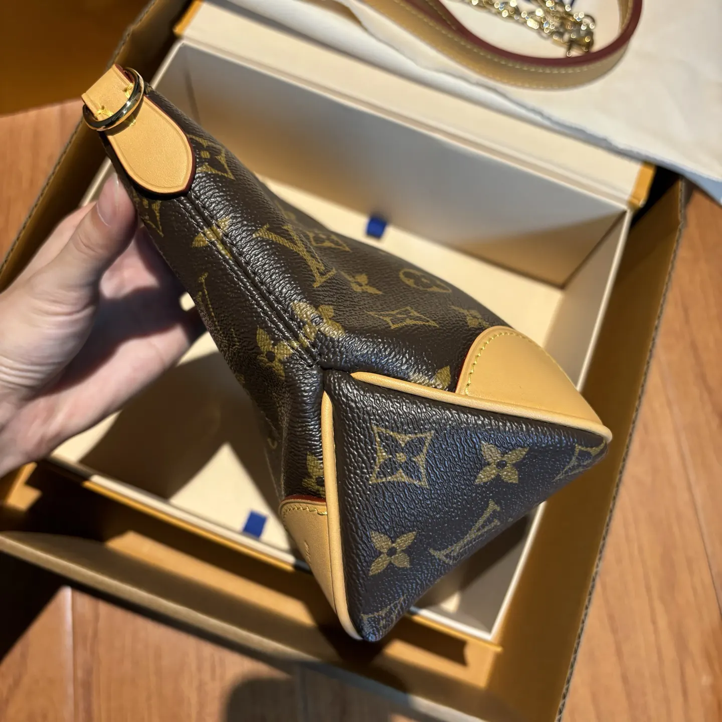 棕色 牛皮 链条包 精致链条款