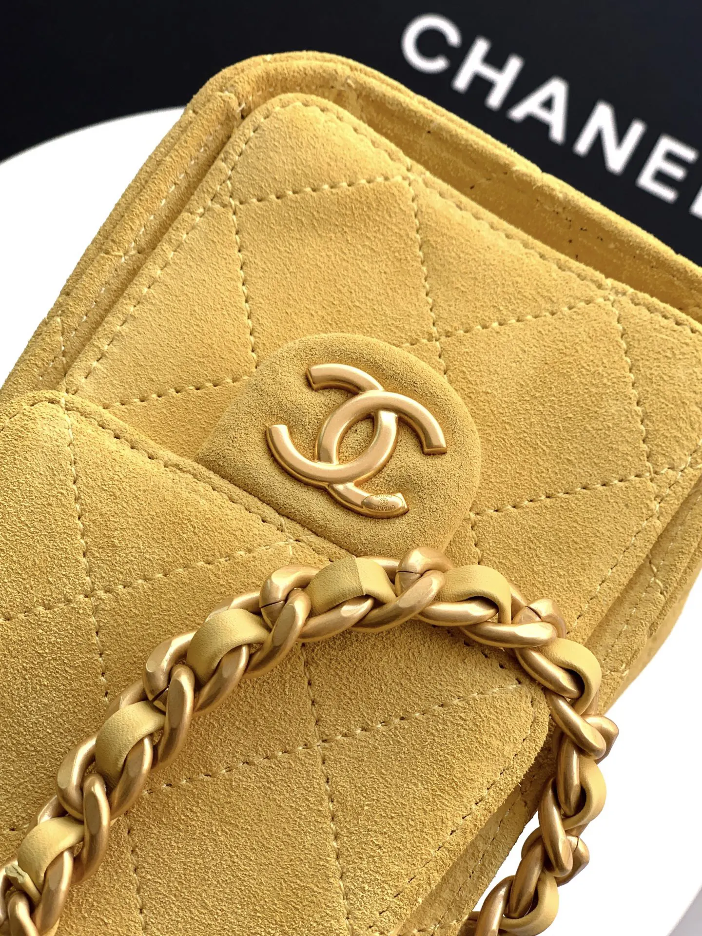 Yellow Chain Bag