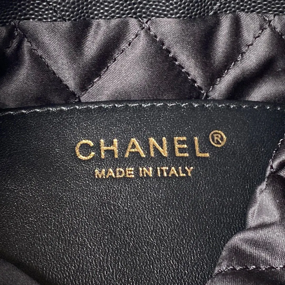 Chanel 黑色 水桶包
