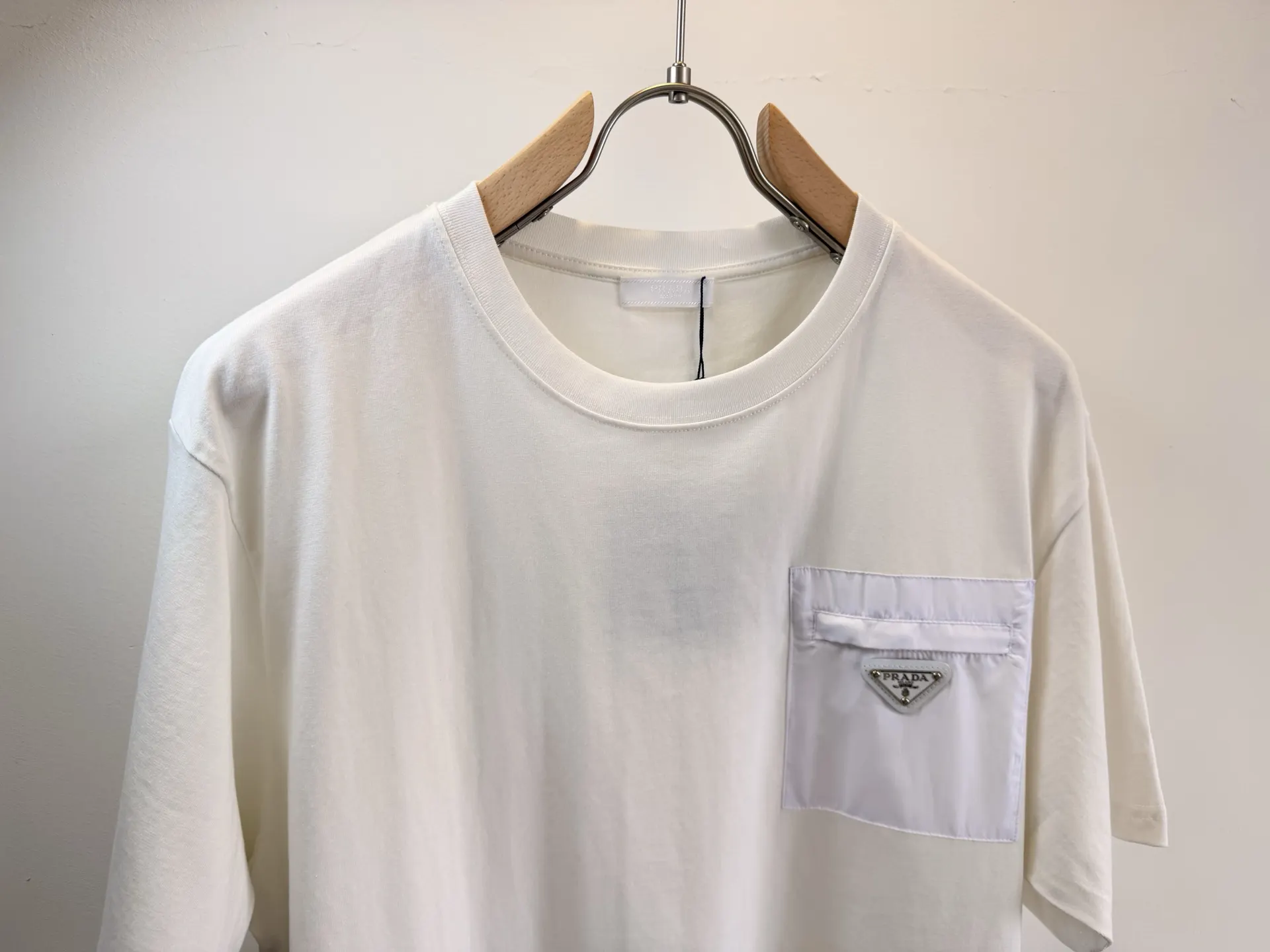 Prada T-Shirt Cotton Triangle Logo