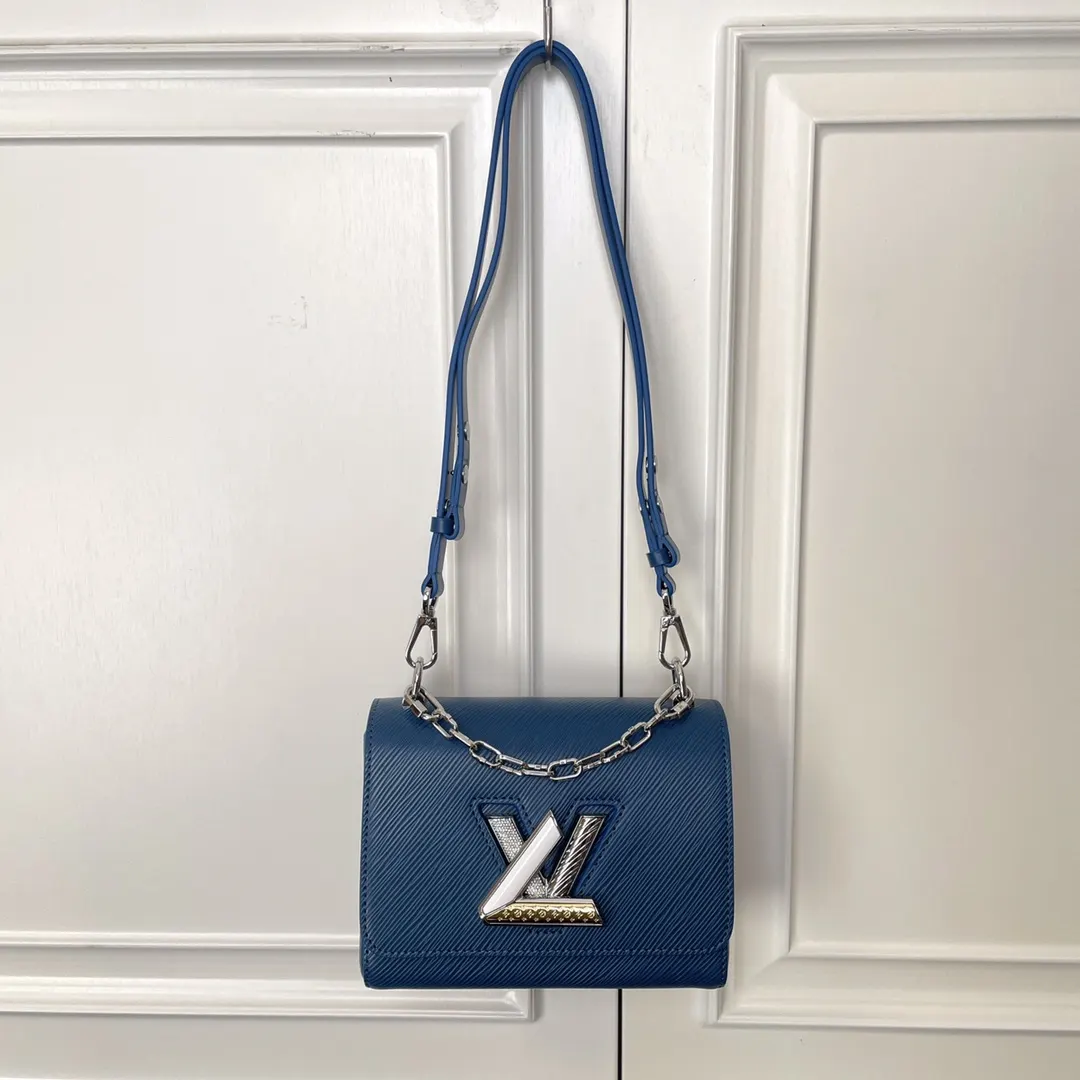 LV 蓝色 Mo链条包 精致链条款