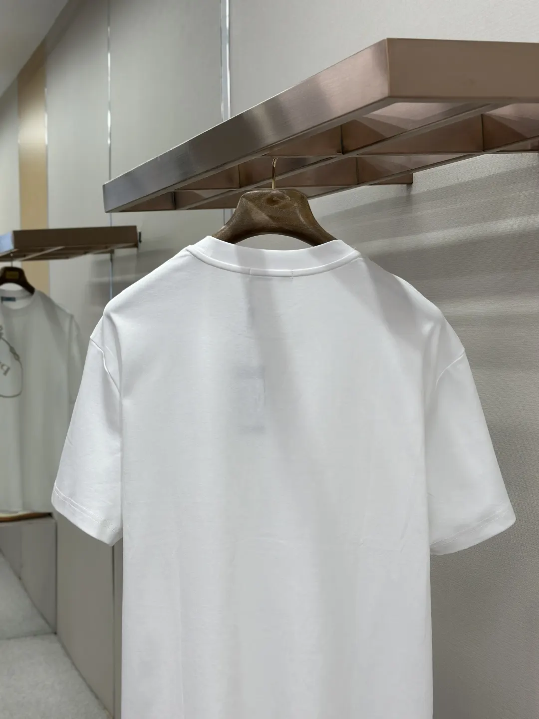 PRADA 棉质 Logo 短袖T恤 休闲百搭款