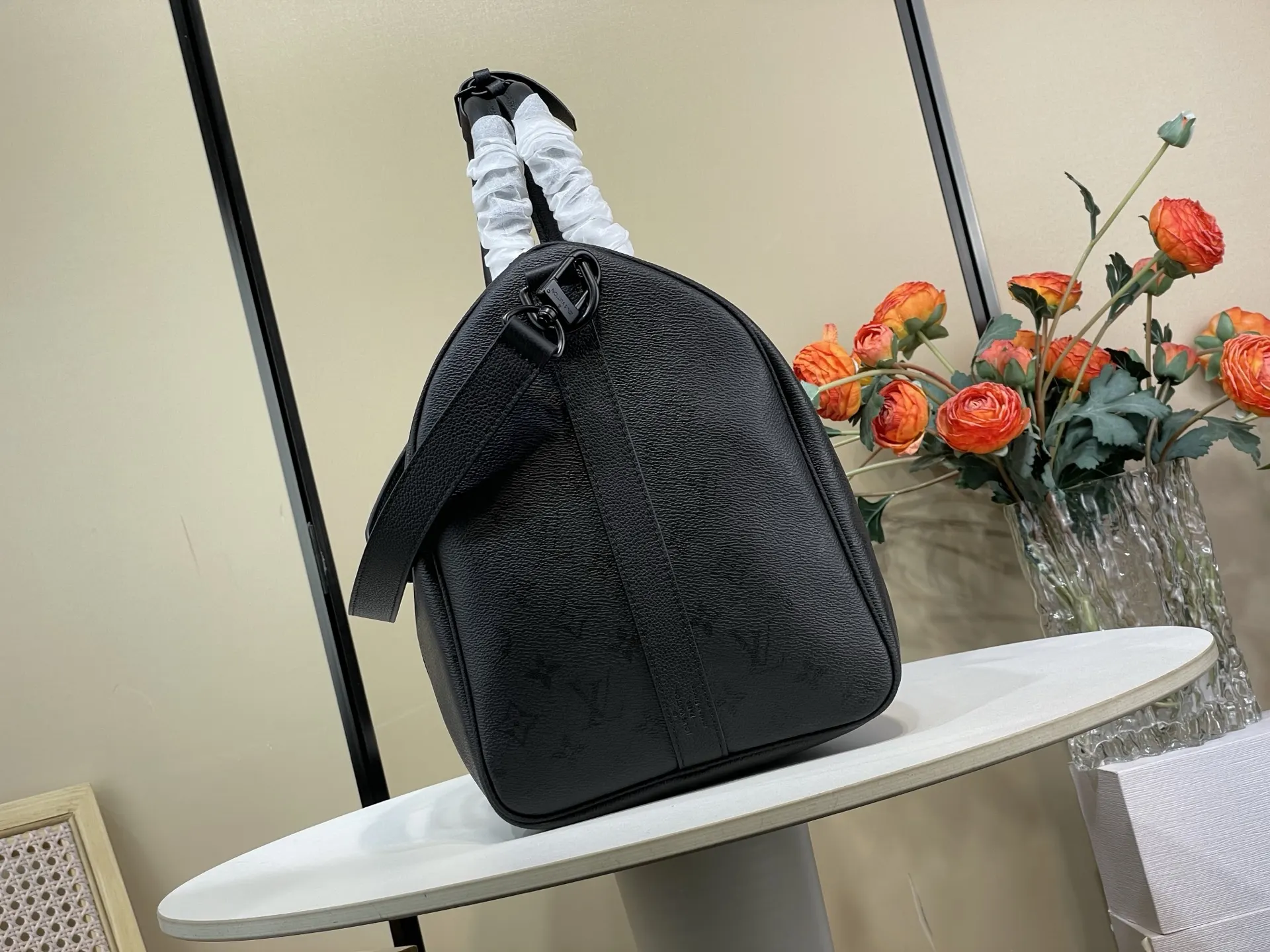 Keepall 牛皮 旅行袋 大容量旅行款