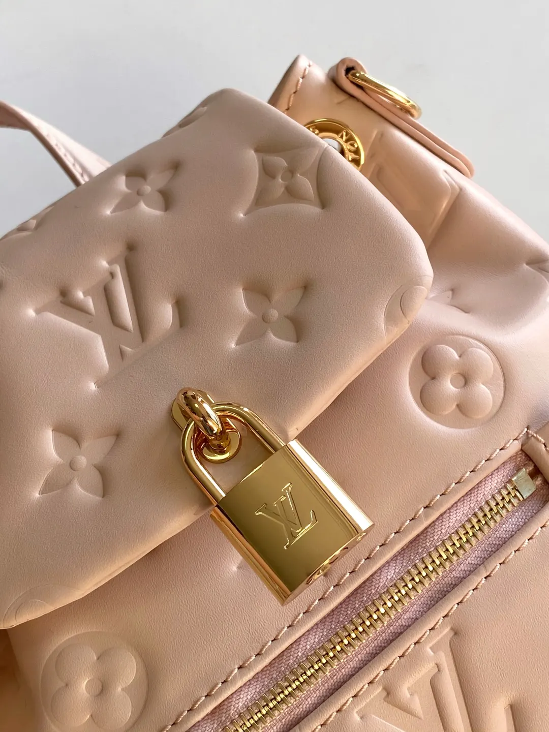 Louis Vuitton Black Pink Backpack Leather