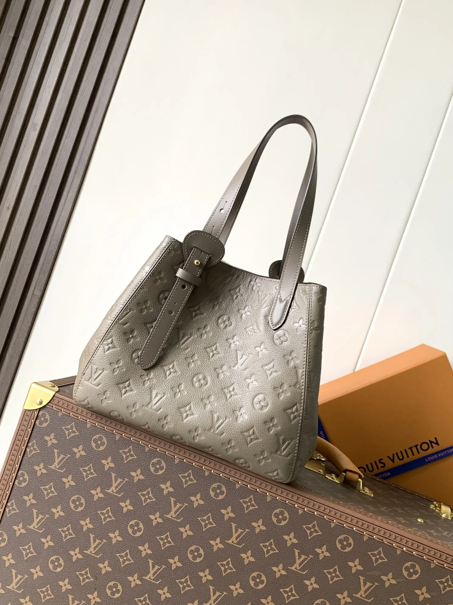Louis Vuitton Black Tote Bag Leather