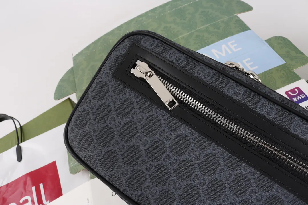 Black Belt Bag Casual Leather