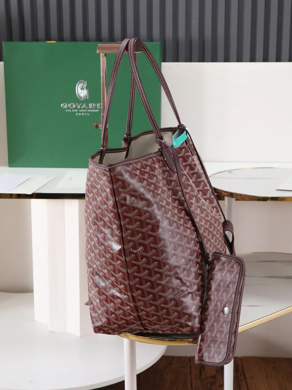 Goyard 帆布 腋下包 复古腋下背款
