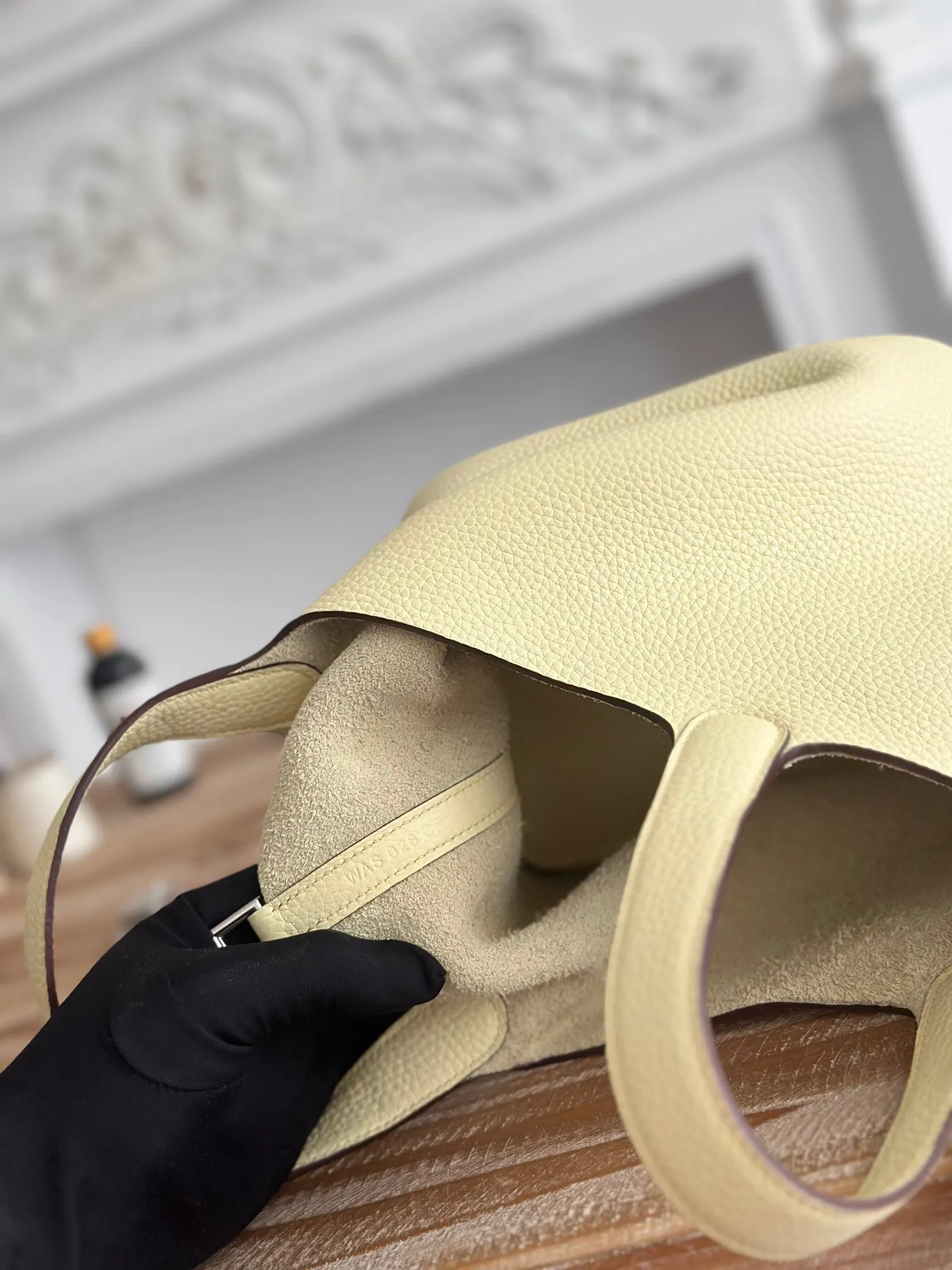 Hermès 小鸡黄 牛皮 手提包 18cm