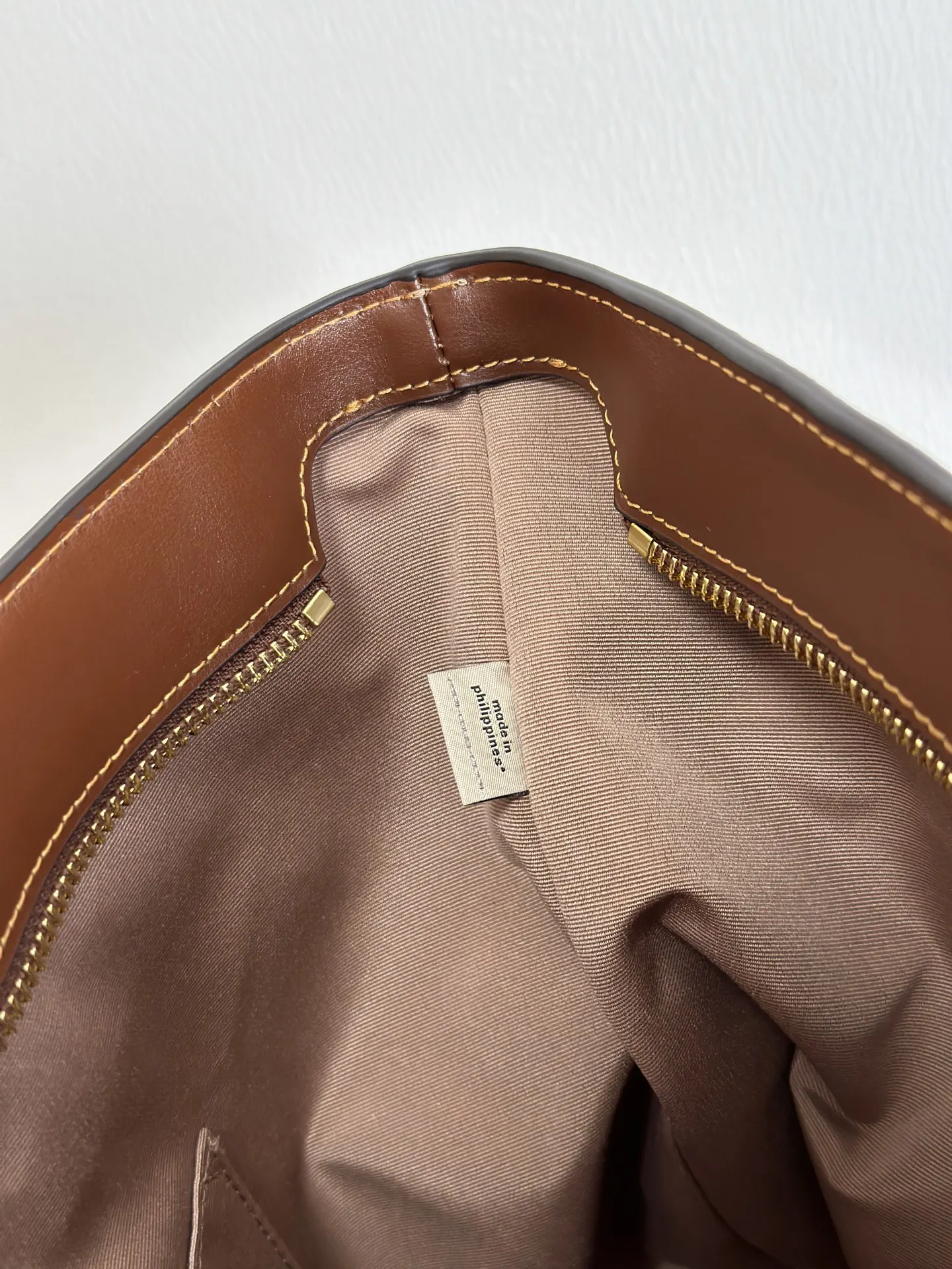 Monogram Tote Bag Leather Image 9 Monogram Tote Bag Leather Image 9
