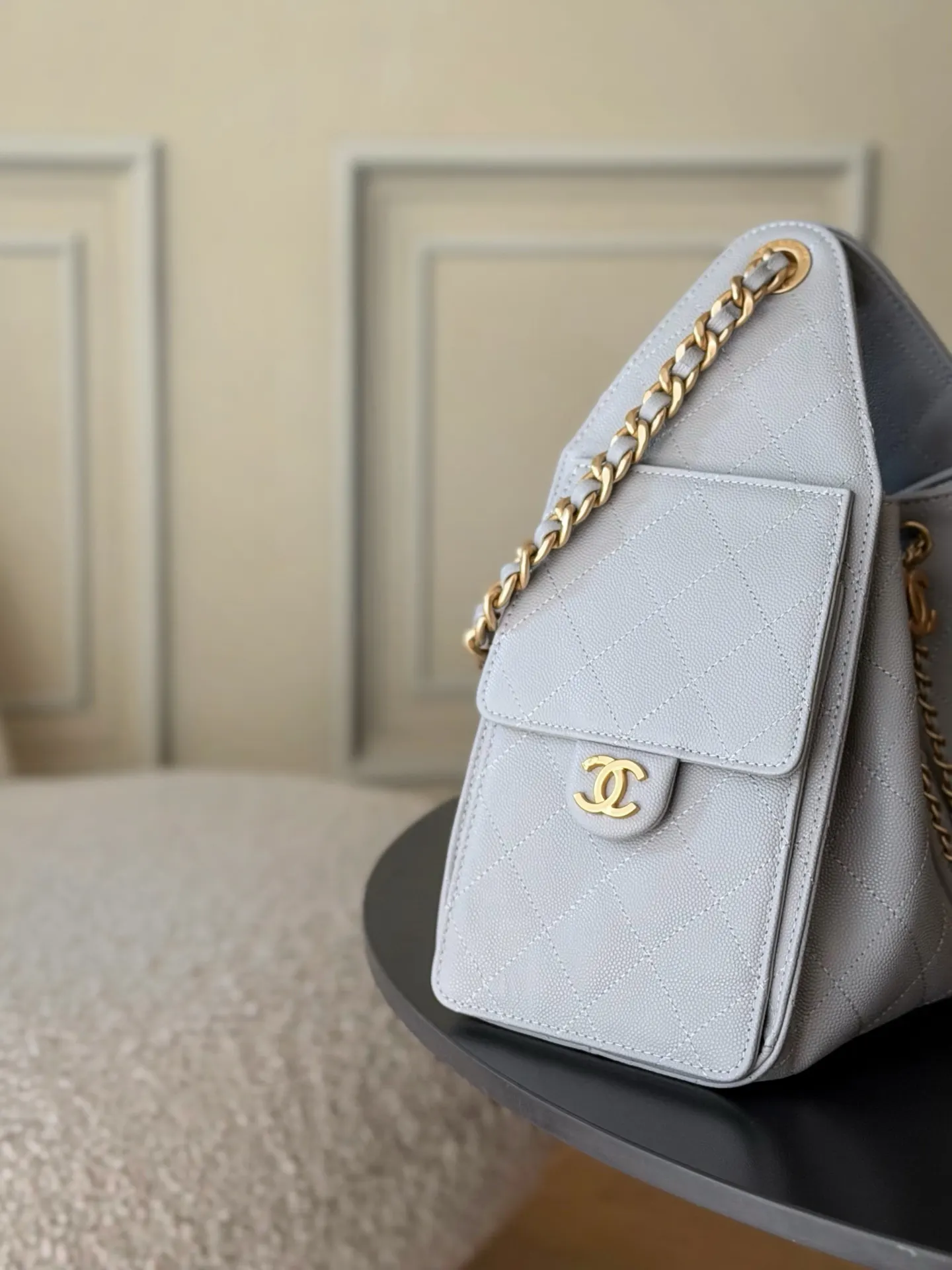Chanel Hobo Shoulder Bag Vintage Leather