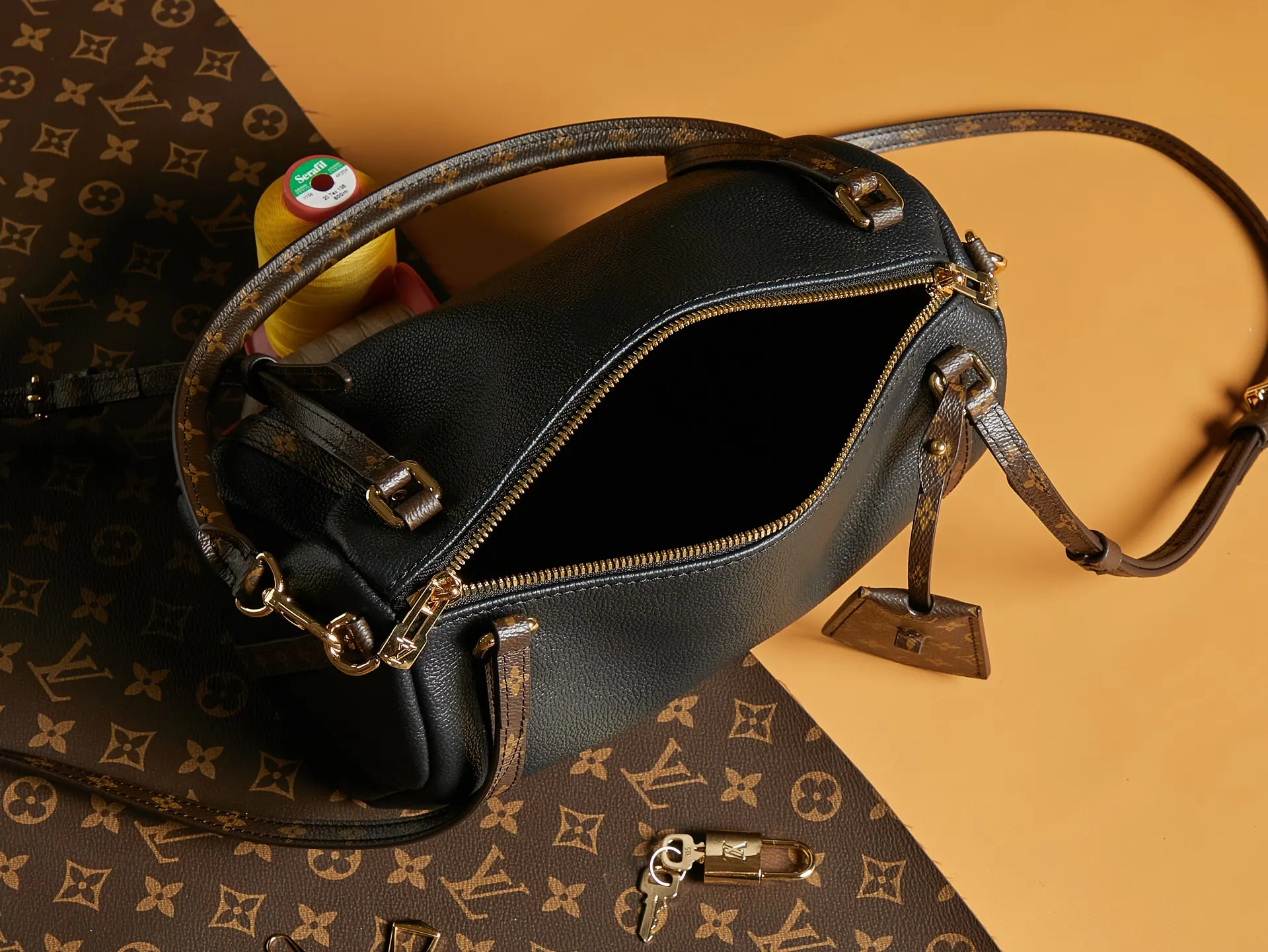 LV Keepall 牛皮 旅行包 大容量旅行款