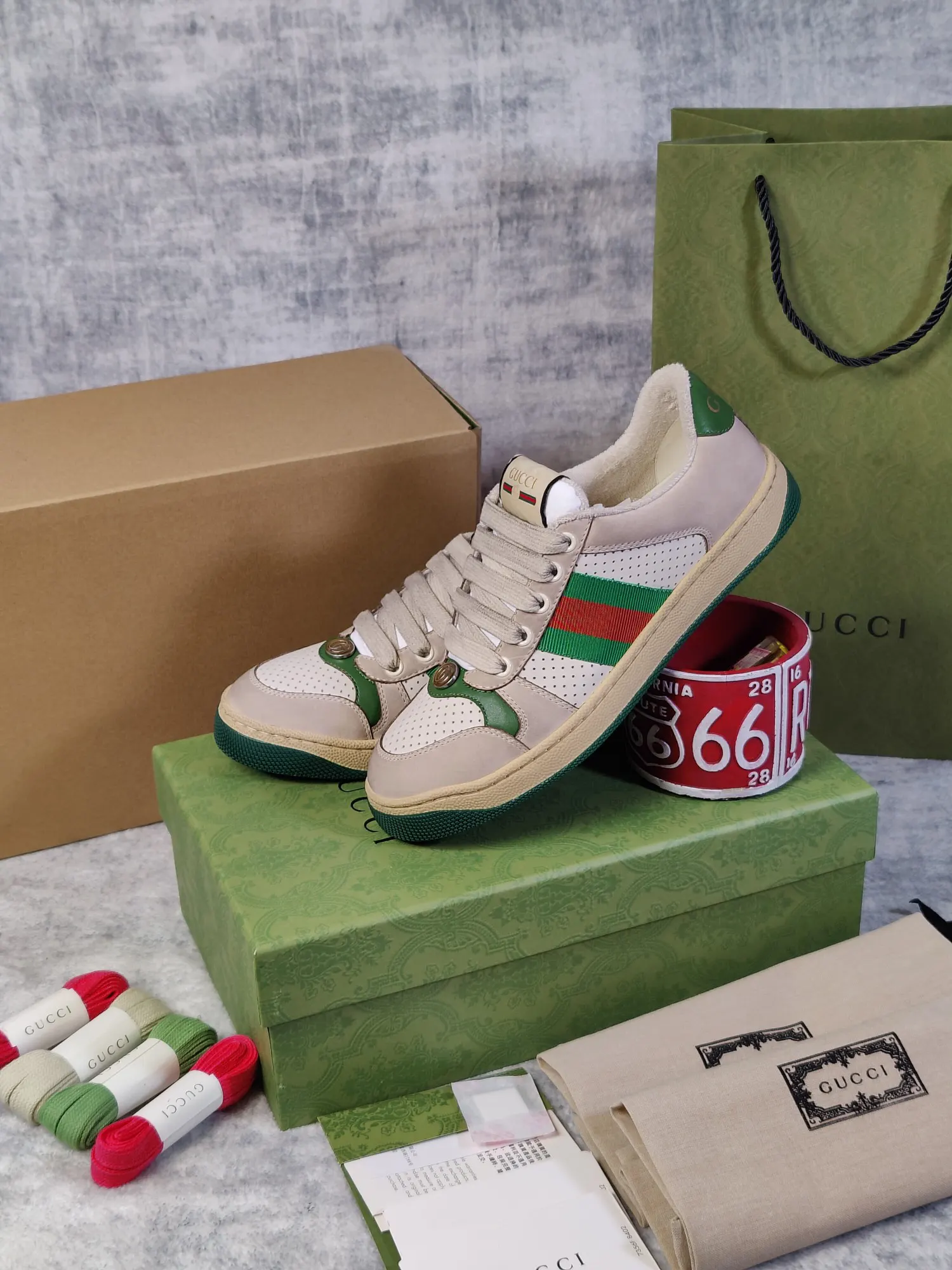 Gucci Logo休闲运动鞋 百搭款