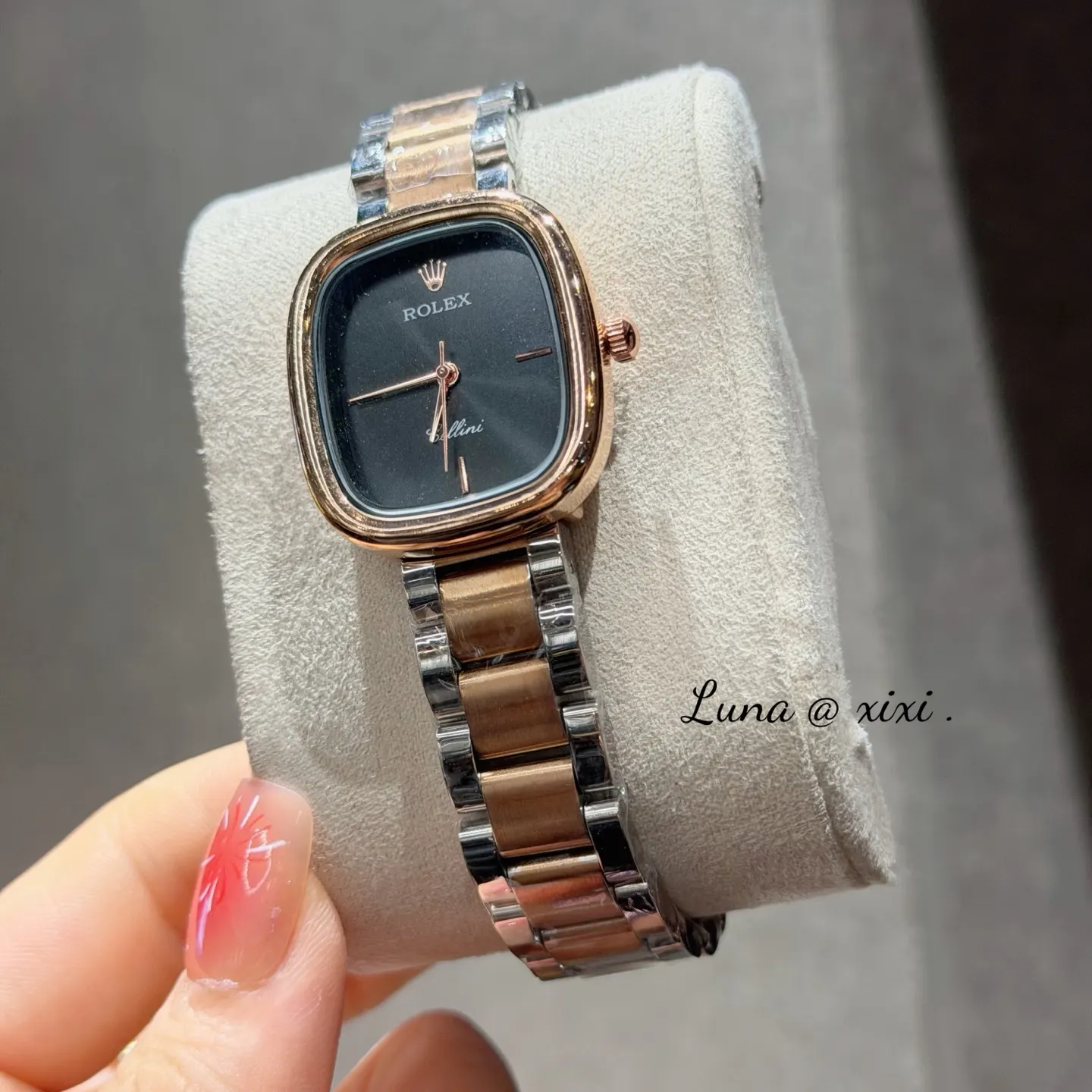 Rolex 小牛皮 小牛皮钢带搭 蝴蝶扣 不显浮华的风格广受女神喜爱 逐 手表 经典腕表款