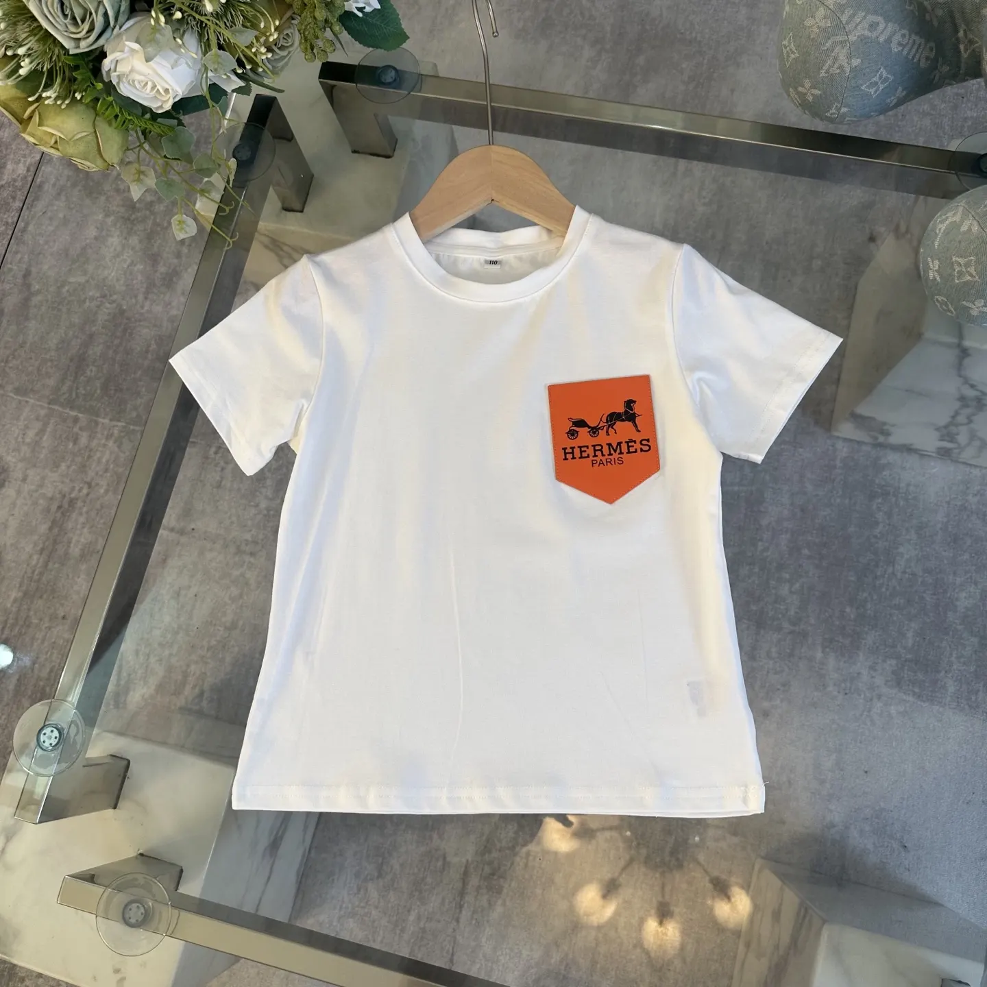 Hermès 儿童短袖休闲套装