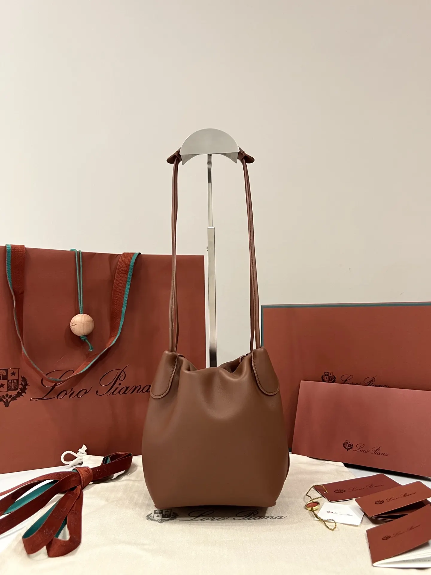 Red Hobo Shoulder Bag Vintage