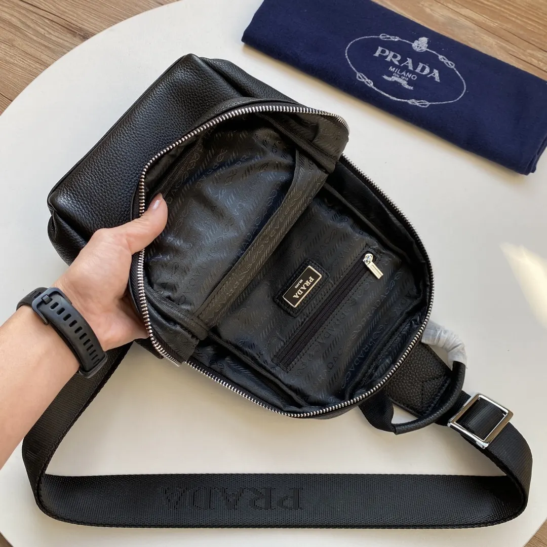 Prada Black Belt Bag Casual Leather Image 9 Prada Black Belt Bag Casual Leather Image 9
