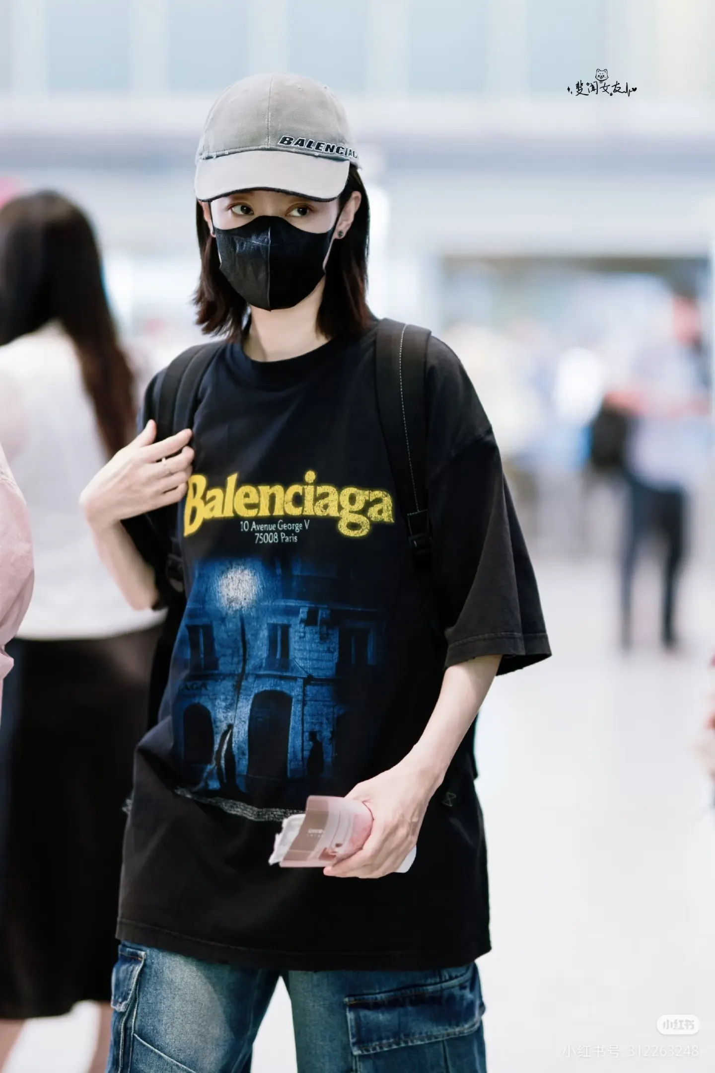 Balenciaga 纯棉 短袖T恤 宽松休闲