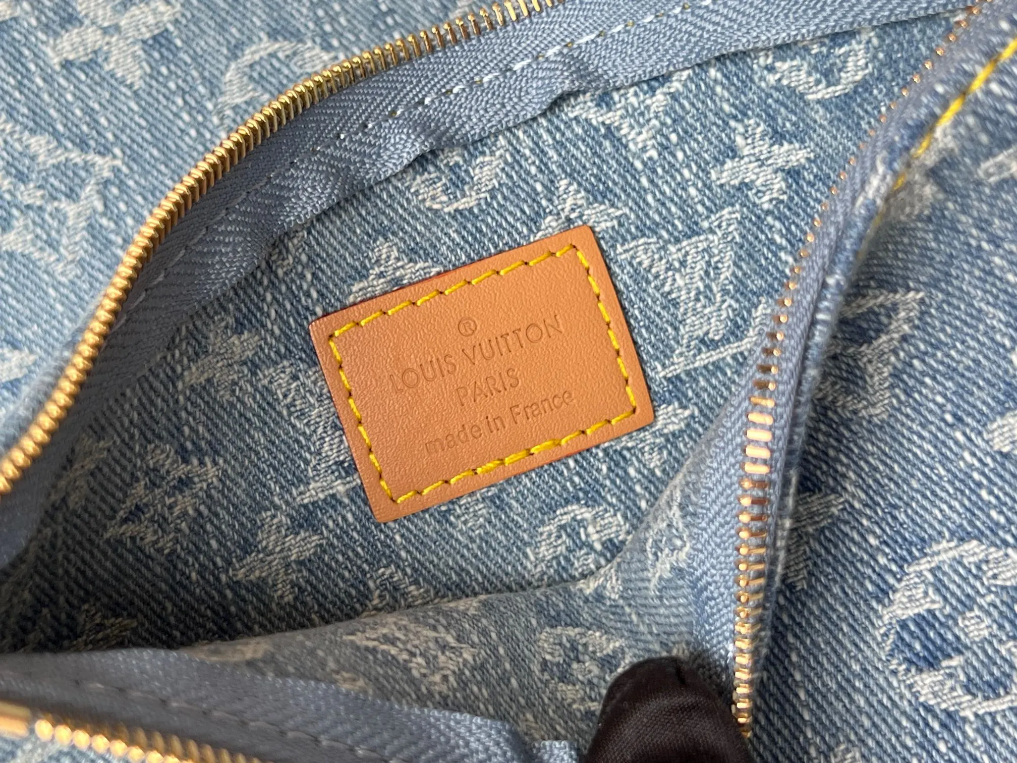 CarryAll 藍色 牛仔 帆布 手拿包 精致手拿款