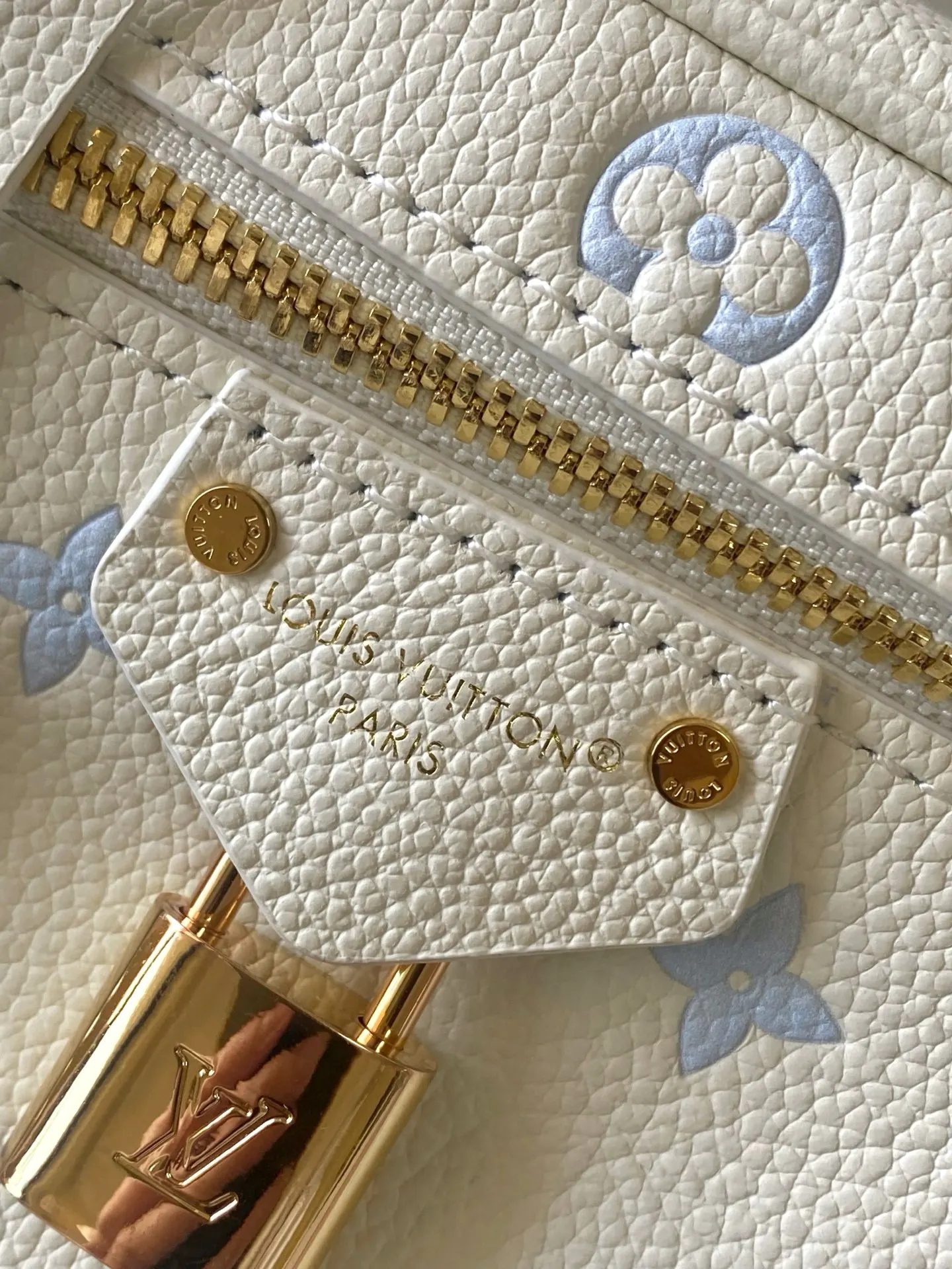 LV Mo款号 海盐藍 半钢五金 鏈條包 精致鏈條款