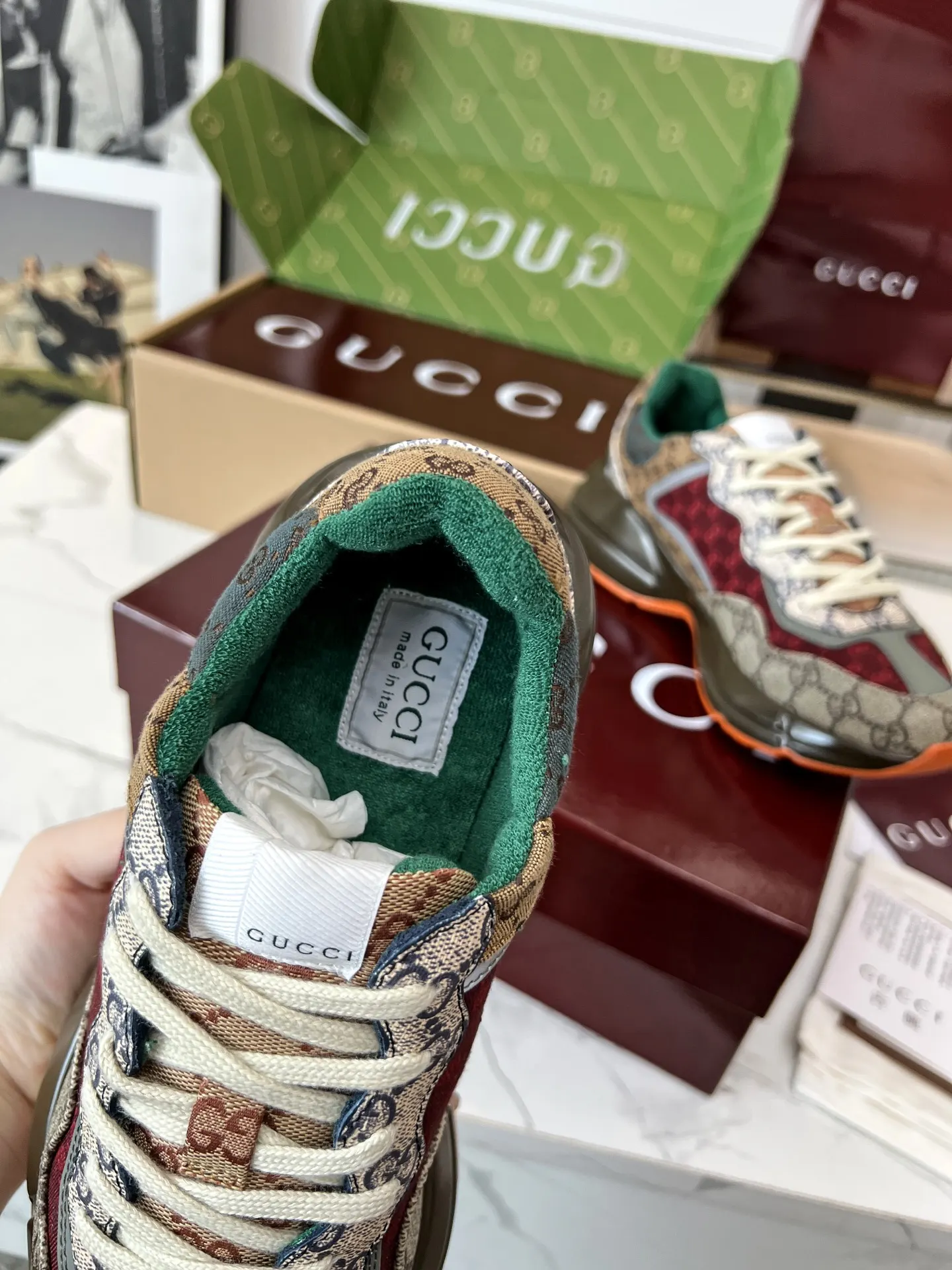 Gucci Logo休闲运动鞋